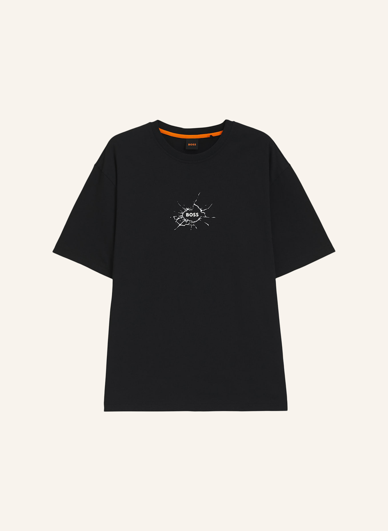 BOSS T-Shirt TE_VOYAGE Relaxed Fit: SCHWARZ