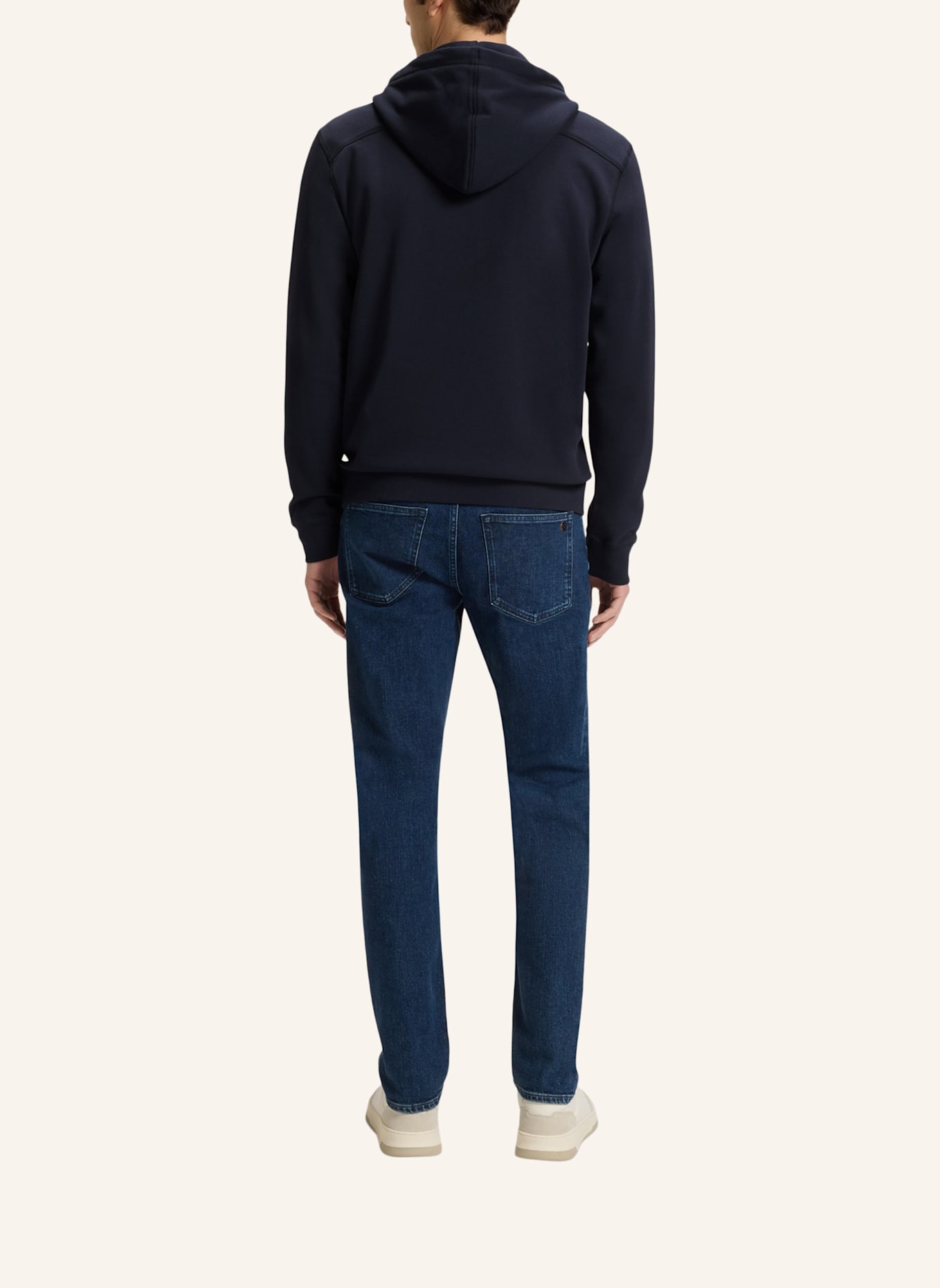 BOSS Sweatjacke ZETALKY: DUNKELBLAU