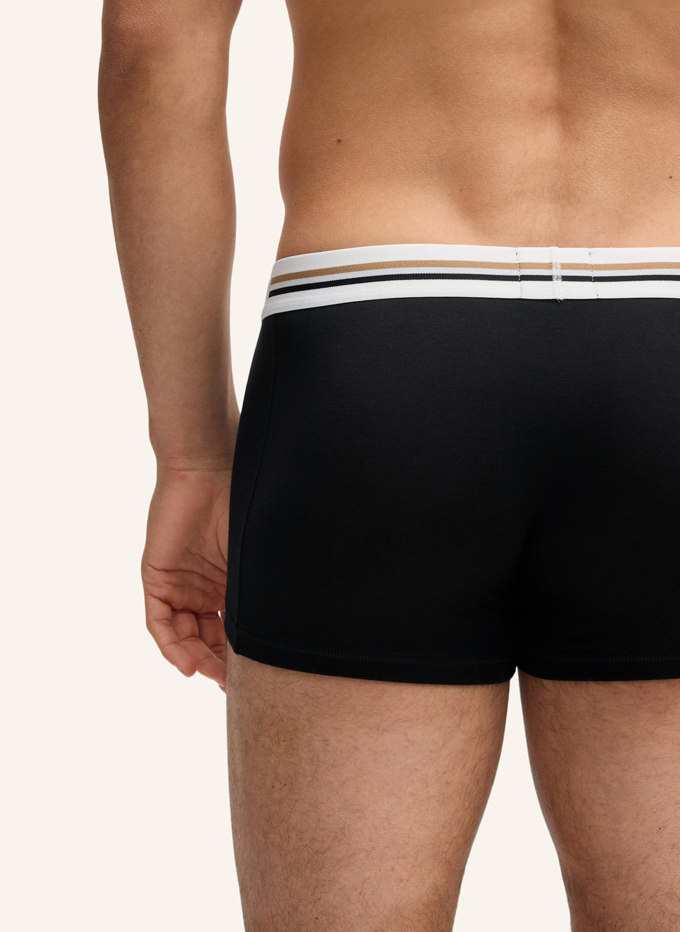 BOSS Boxershort TRUNK 3P REVIVE: WEISS