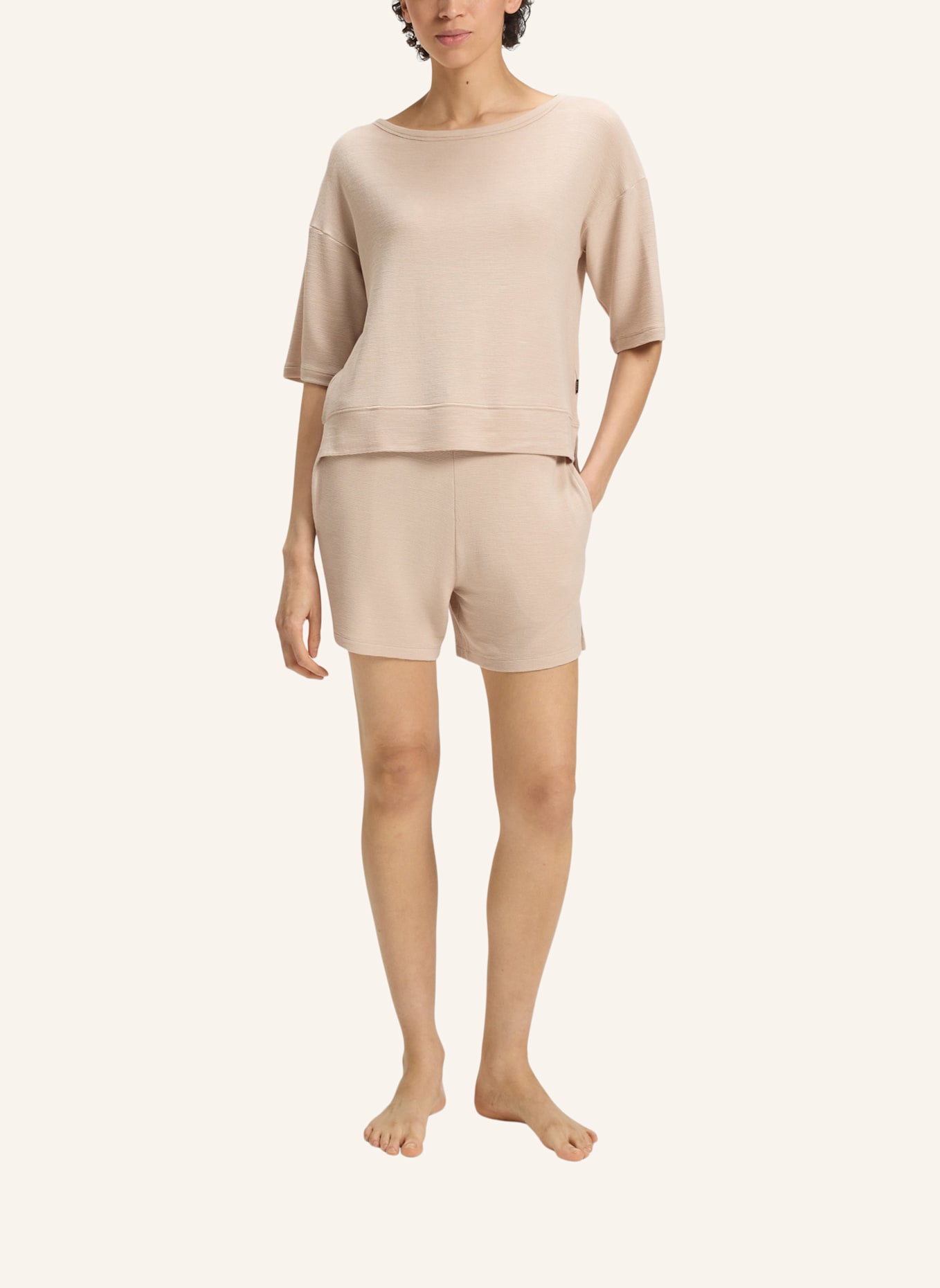 BOSS Loungewear Oberteil OTTOMAN_SWEATSH. BN: BEIGE