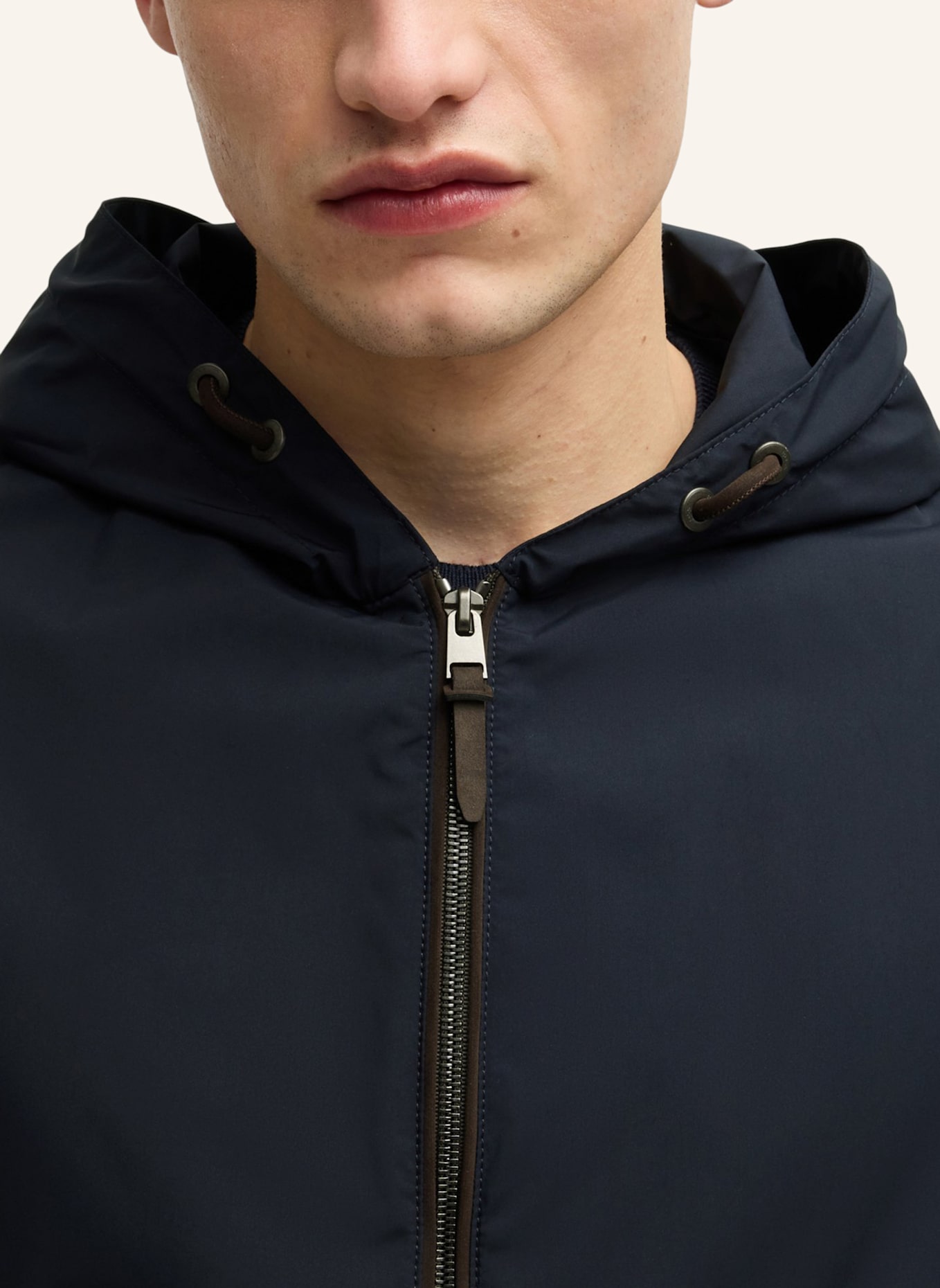 BOSS Casual Jacke L-CALFO: DUNKELBLAU