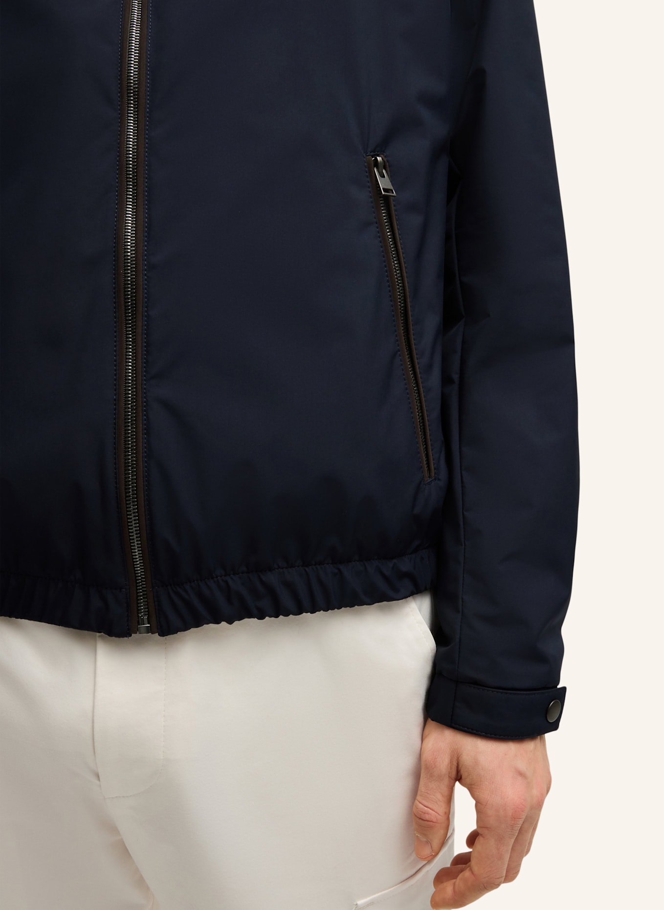 BOSS Casual Jacke L-CALFO: DUNKELBLAU