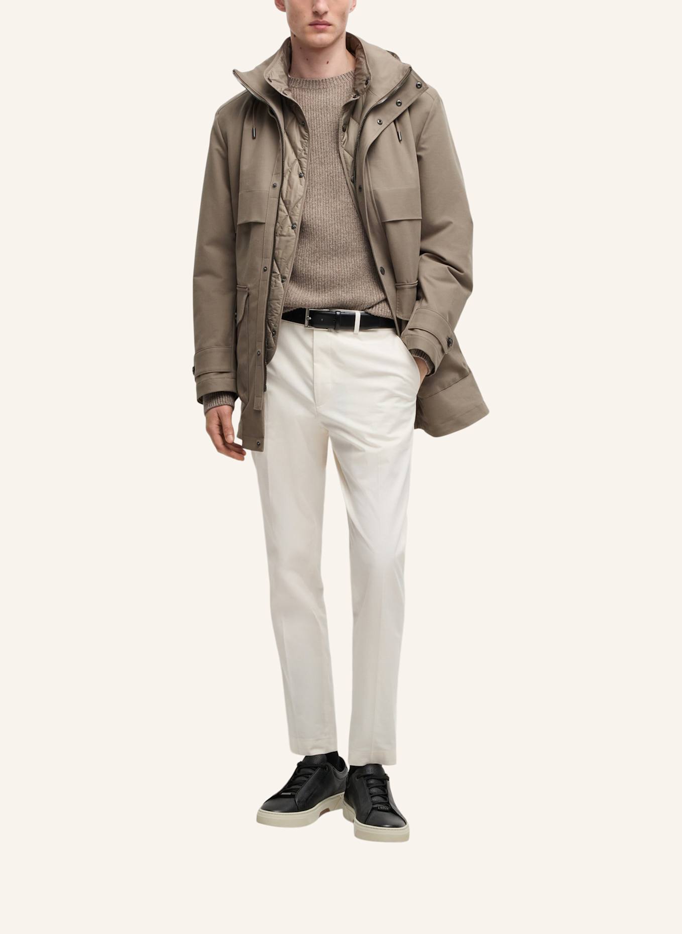 BOSS Casual Jacke L-COPKA Regular Fit: GRÜN