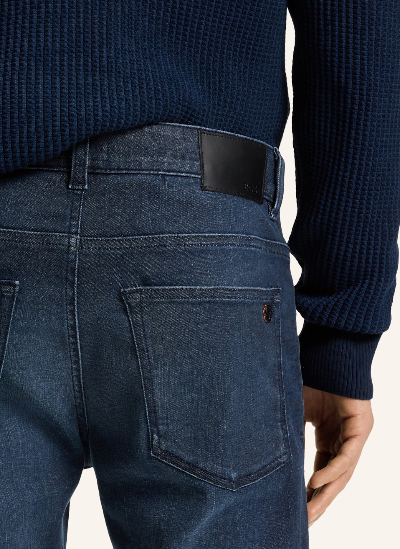 BOSS Jeans DELAWARE BO Slim Fit: DUNKELBLAU