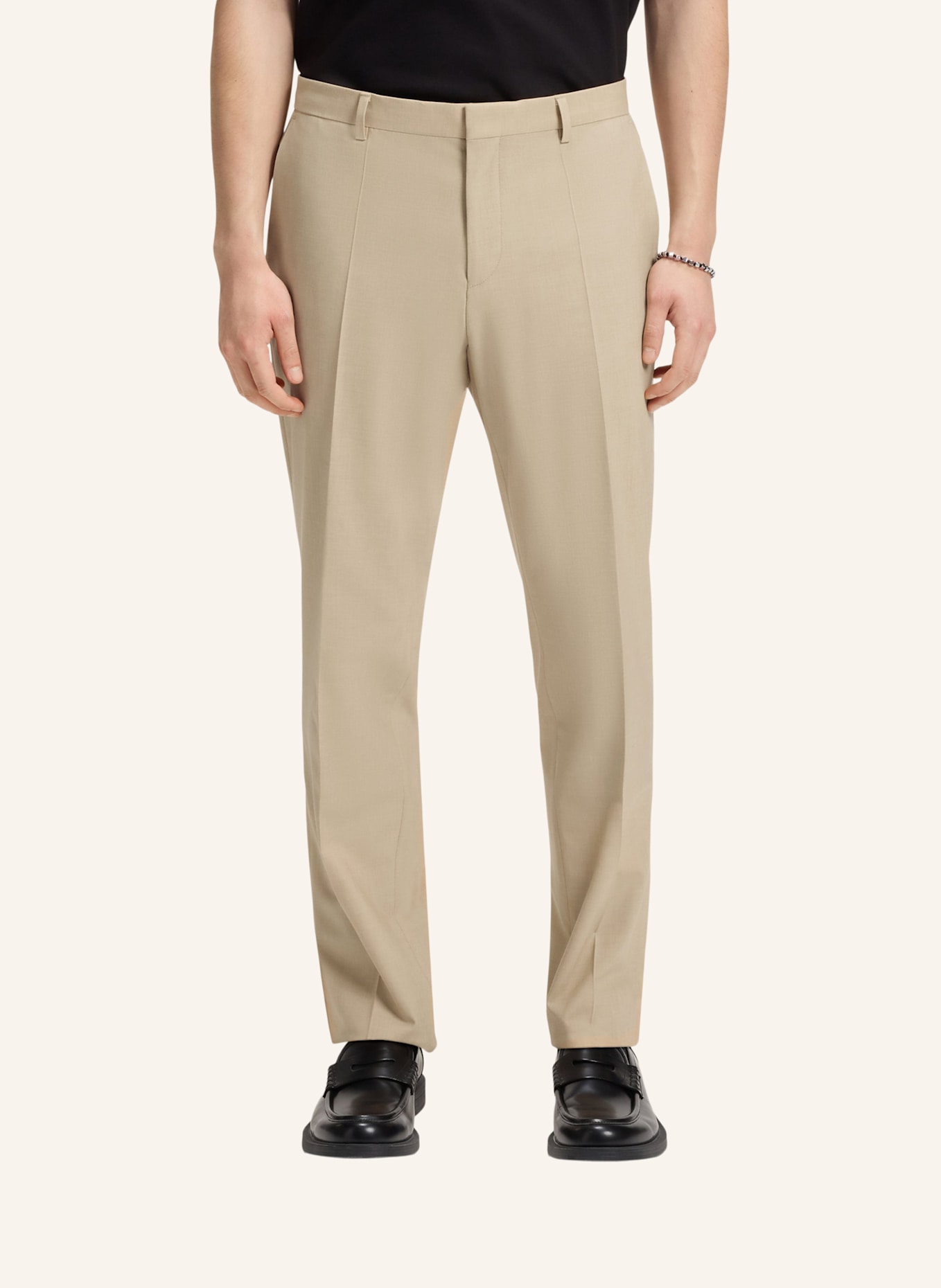 HUGO Anzug HENRY/GETLIN Slim Fit: BEIGE