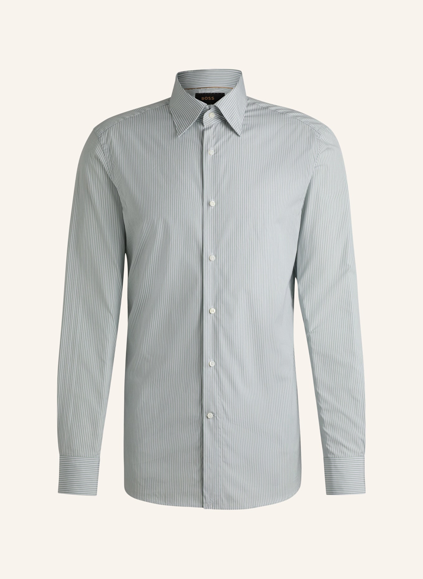 BOSS Business Hemd L-HAYS-HBD-C1-251 Slim Fit: GRÜN