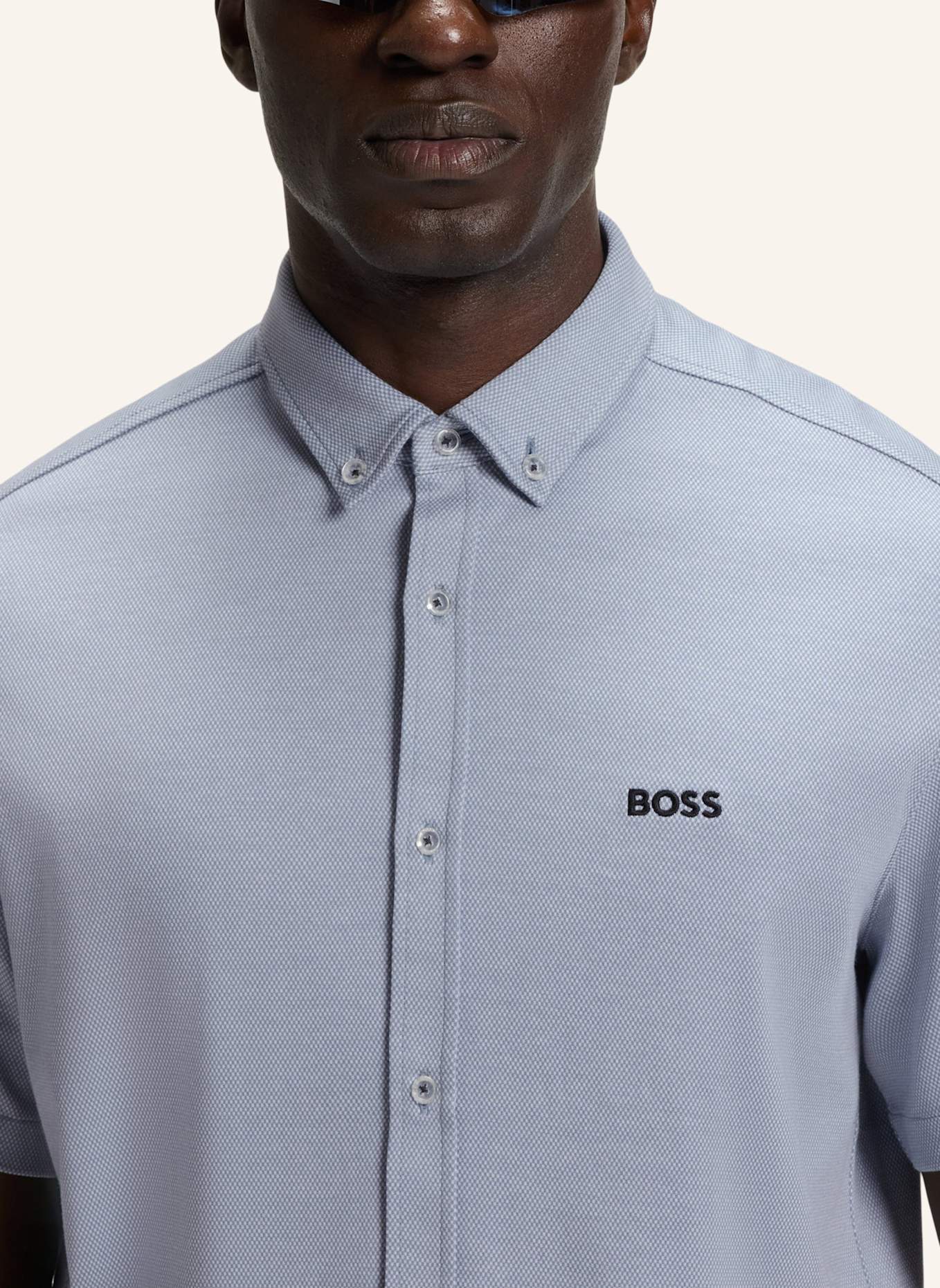 BOSS Casual Hemd B_MOTION S Regular Fit: DUNKELGRAU