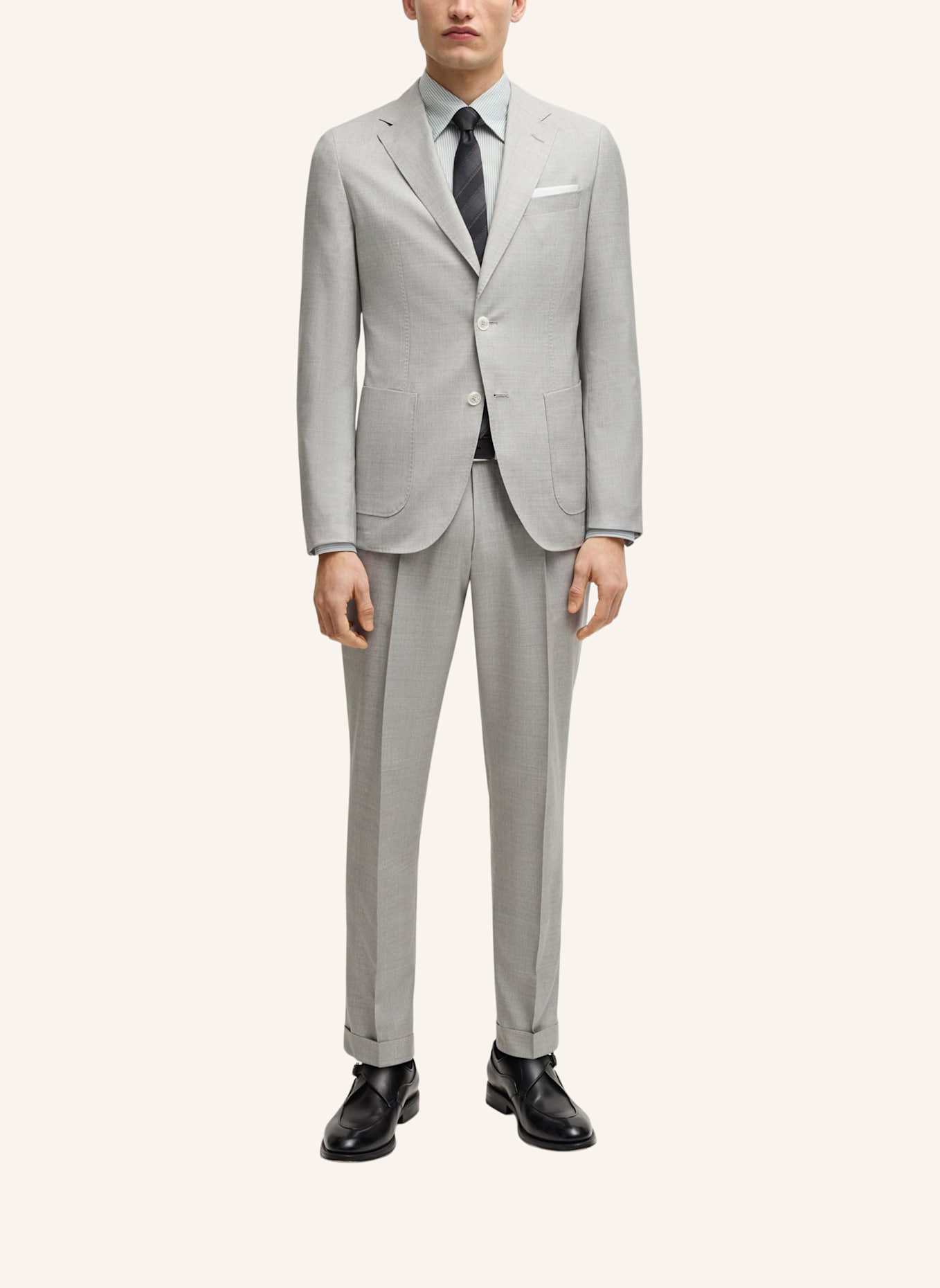 BOSS Business Hemd L-HAYS-HBD-C1-251 Slim Fit: GRÜN