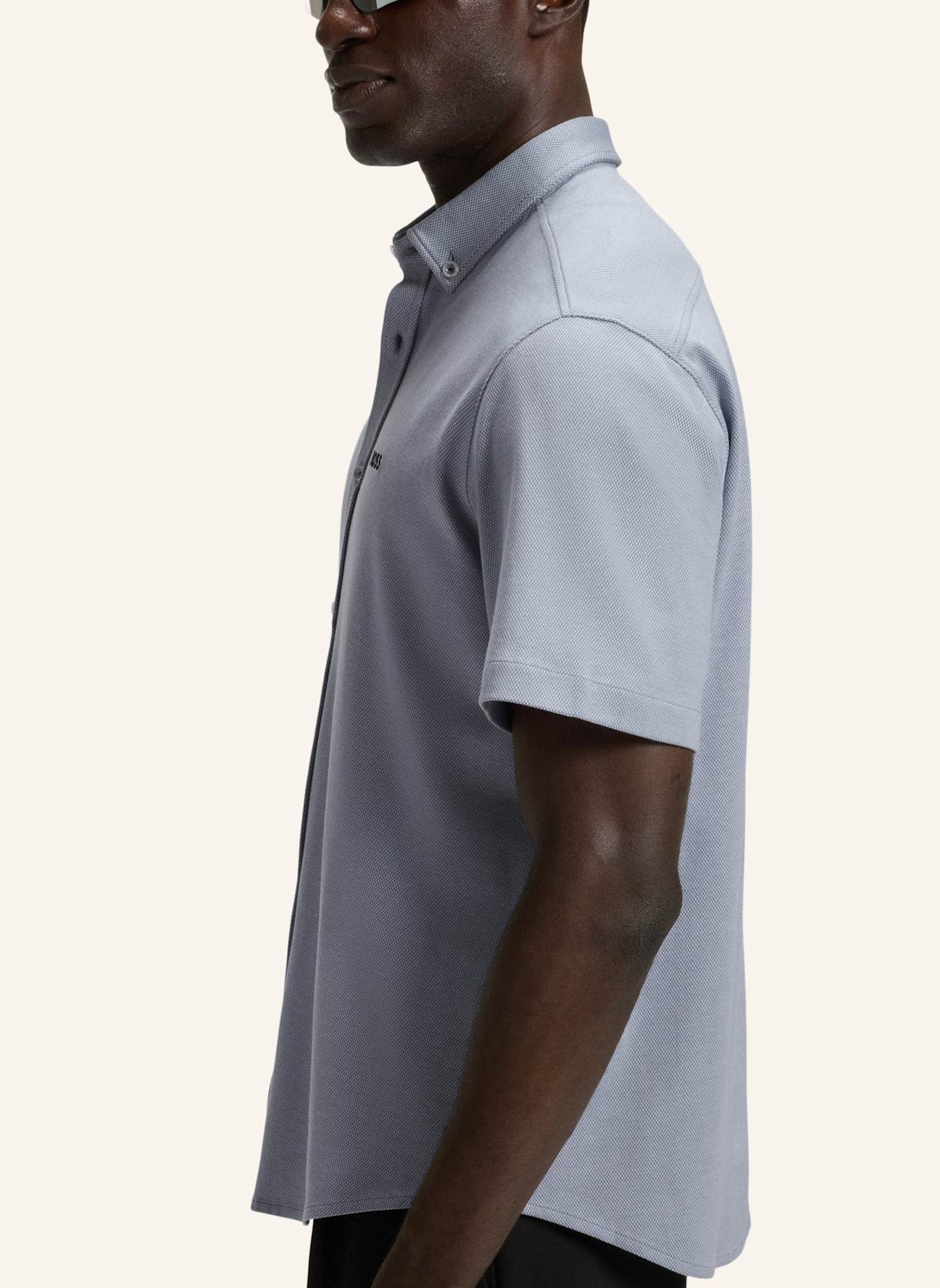 BOSS Casual Hemd B_MOTION S Regular Fit: DUNKELGRAU
