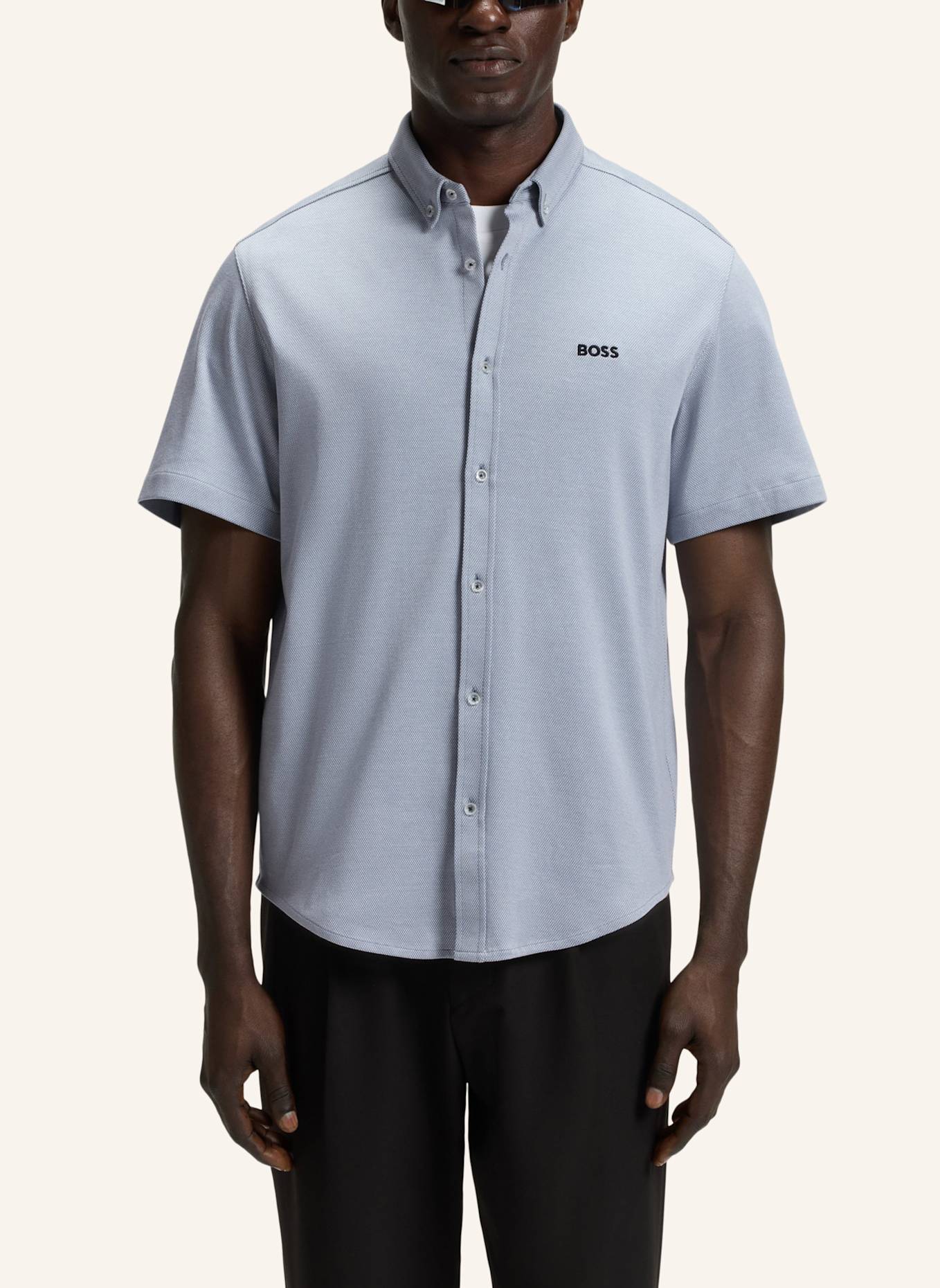 BOSS Casual Hemd B_MOTION S Regular Fit: DUNKELGRAU