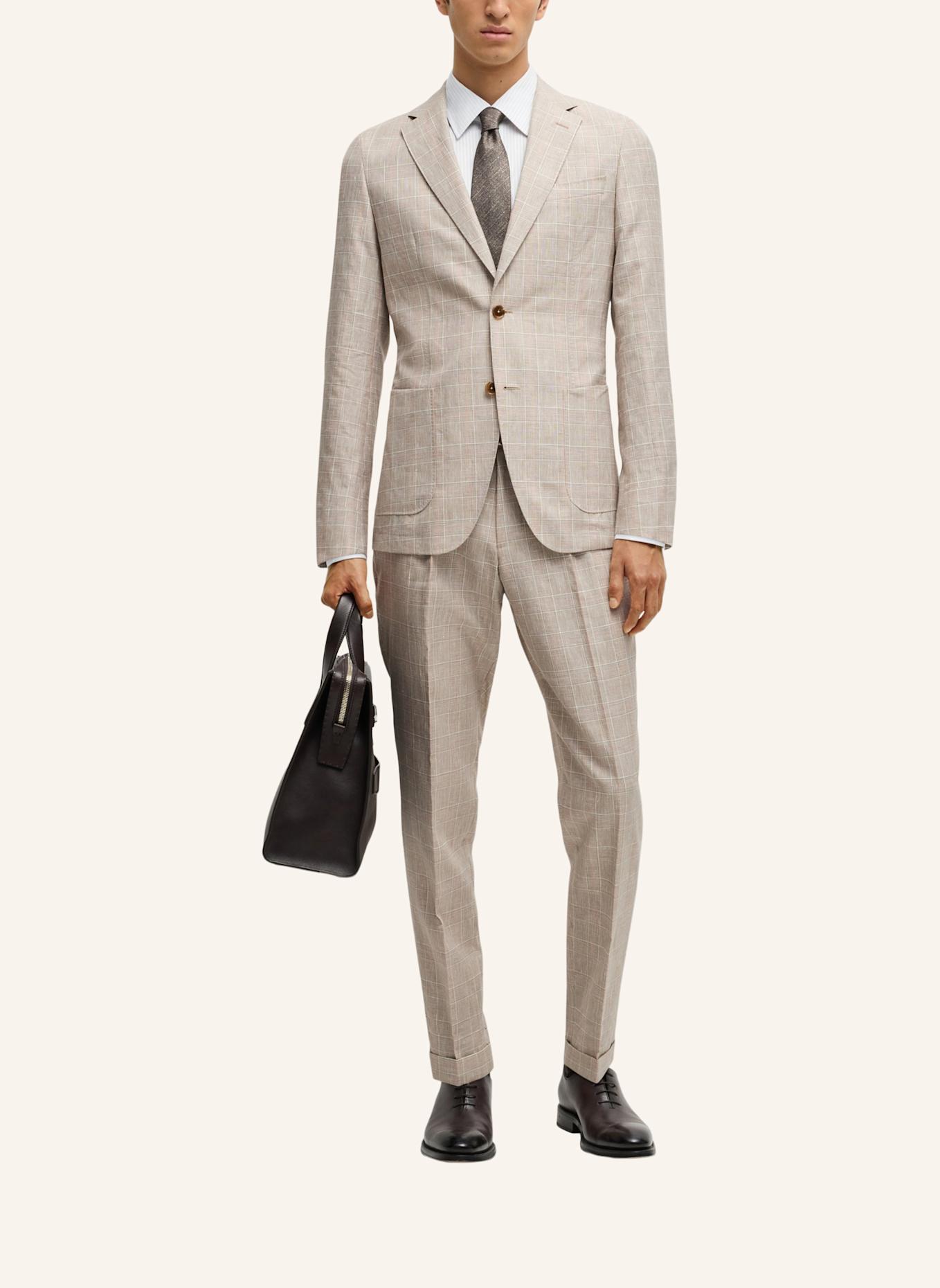 BOSS Business Hemd L-HAYS-KENT-C1-243 Slim Fit: GRAU