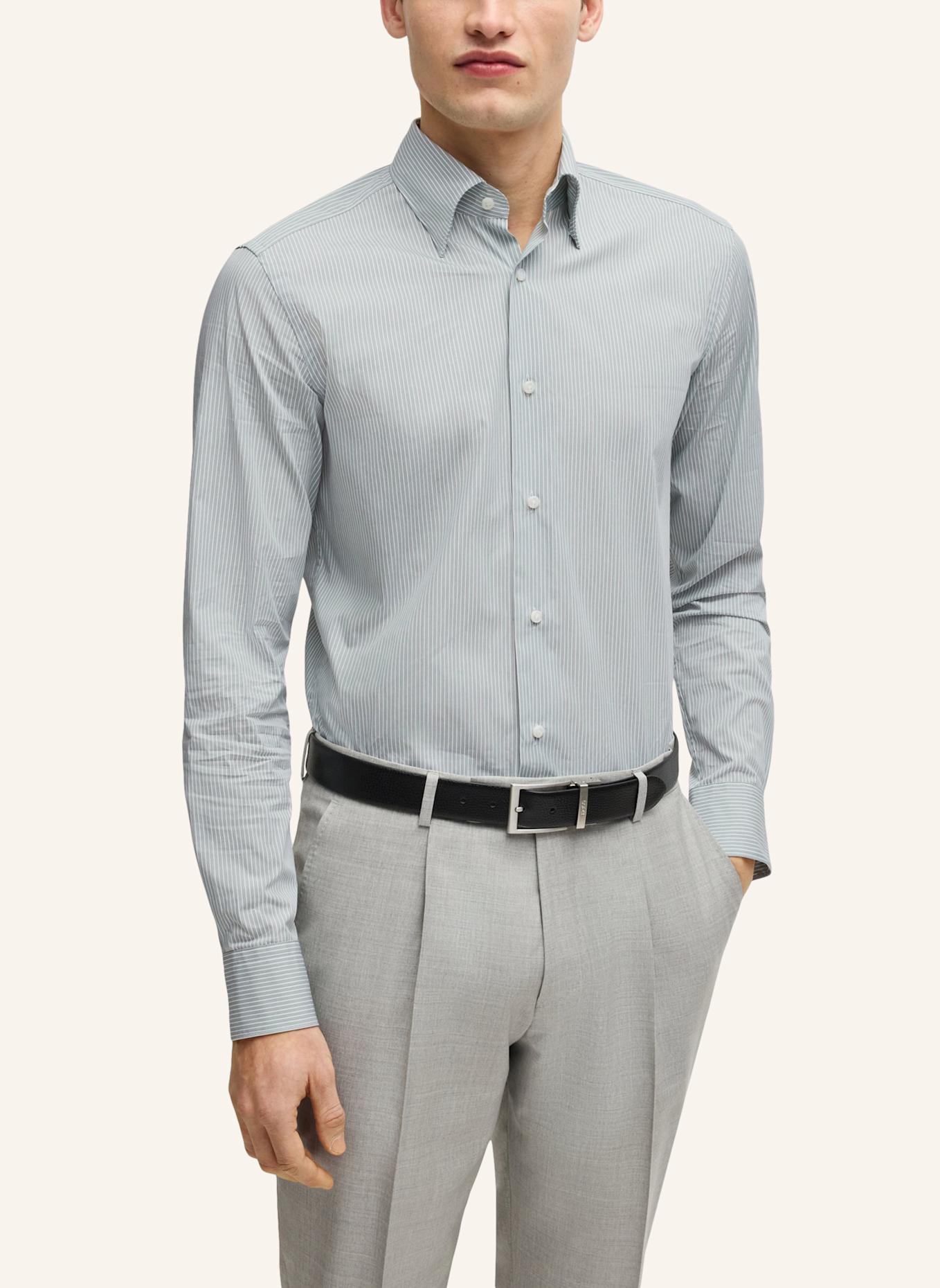 BOSS Business Hemd L-HAYS-HBD-C1-251 Slim Fit: GRÜN