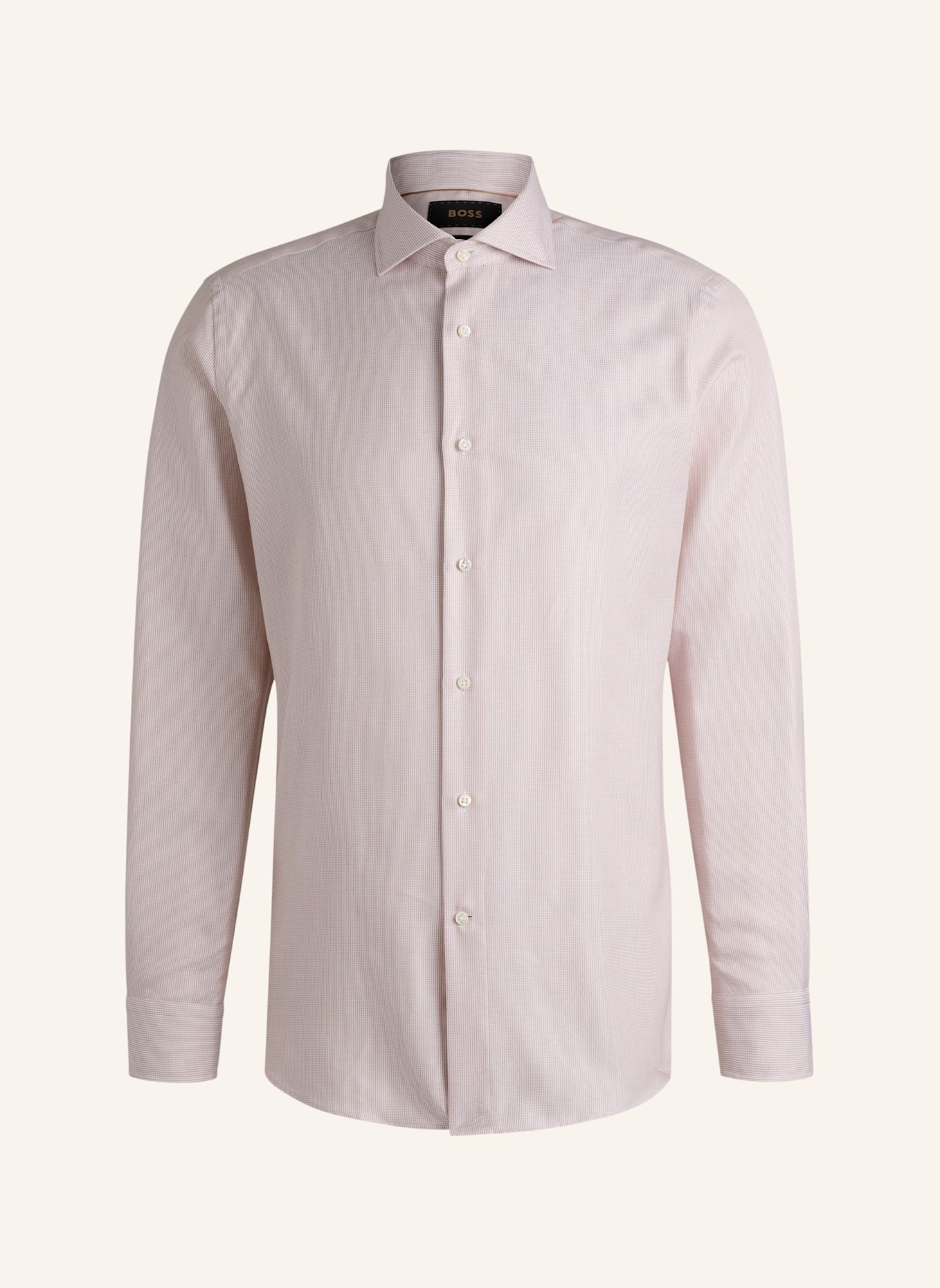BOSS Business Hemd L-JOSH-SPREAD-C1-243 Regular Fit: ROT
