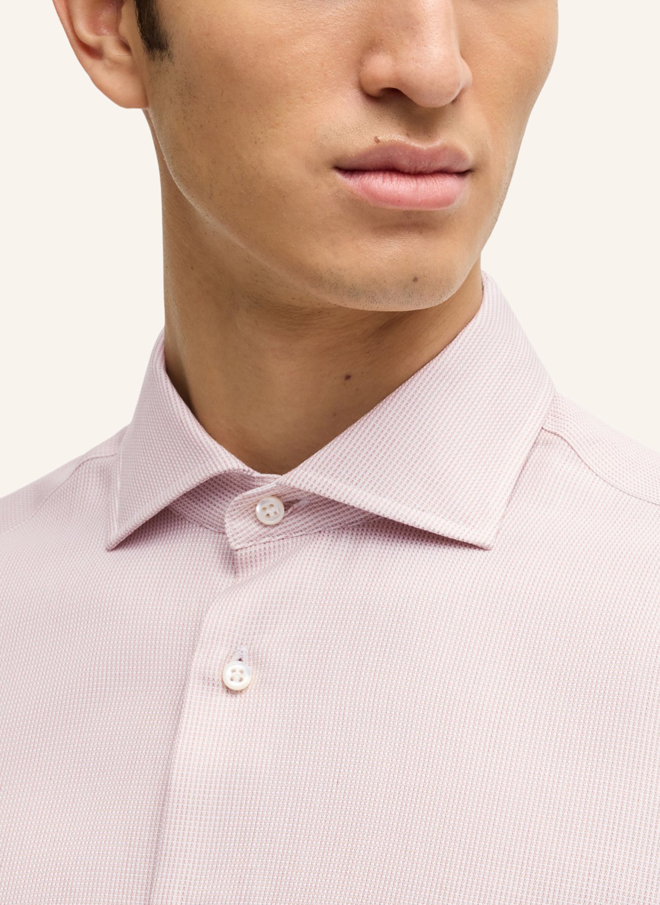 BOSS Business Hemd L-JOSH-SPREAD-C1-243 Regular Fit: ROT