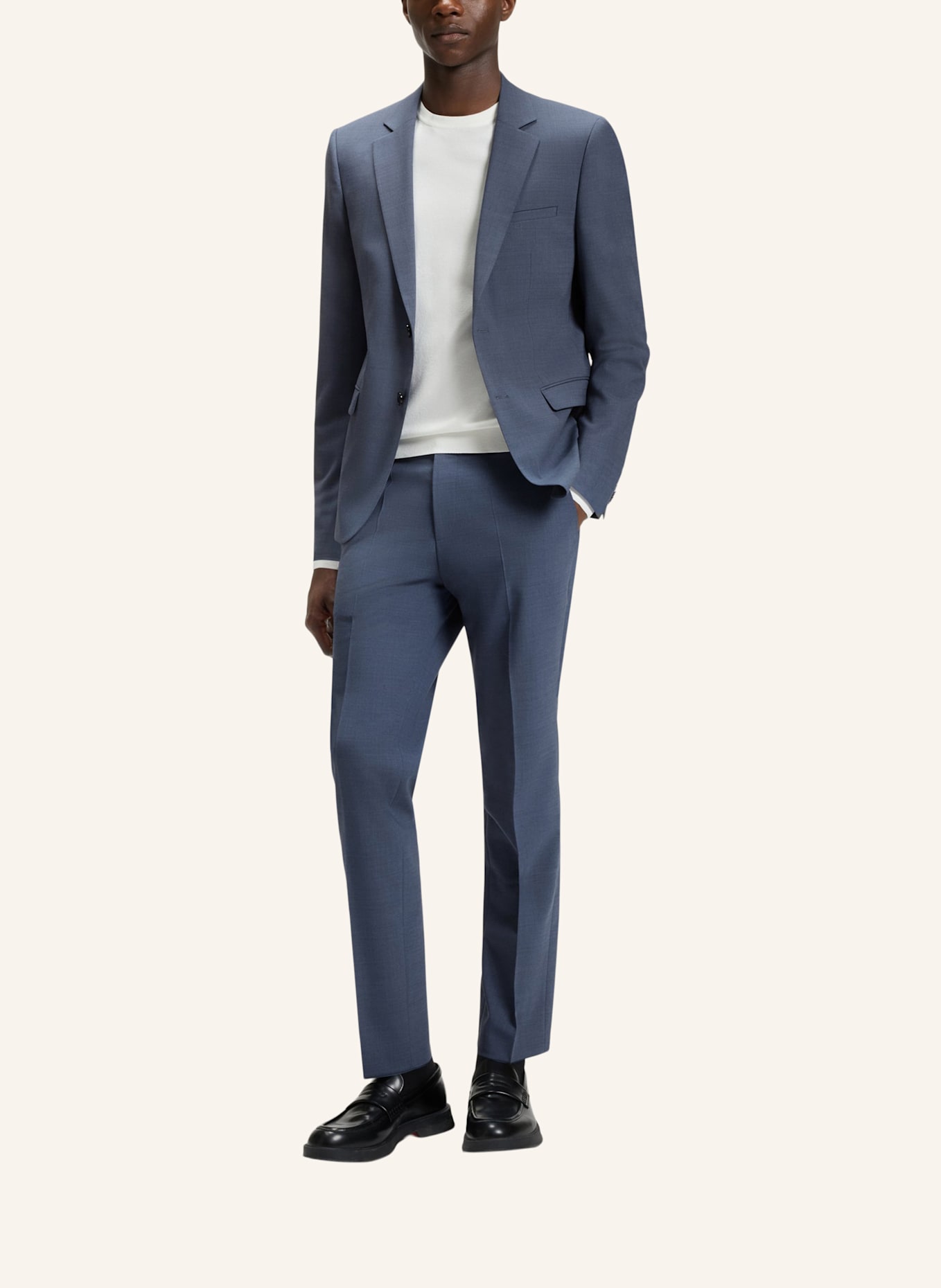 HUGO Business Anzug ARTI-HESTEN253X Extra-Slim Fit: BLAU