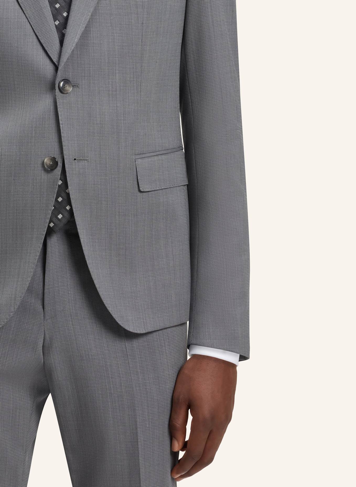 BOSS Business Anzug H-HUGE-2PCS-253 Slim Fit: HELLGRAU