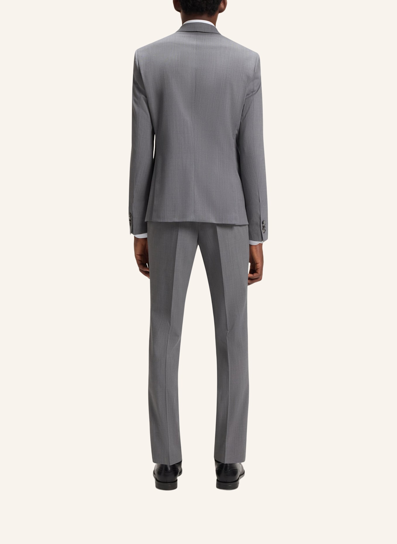 BOSS Business Anzug H-HUGE-2PCS-253 Slim Fit: HELLGRAU