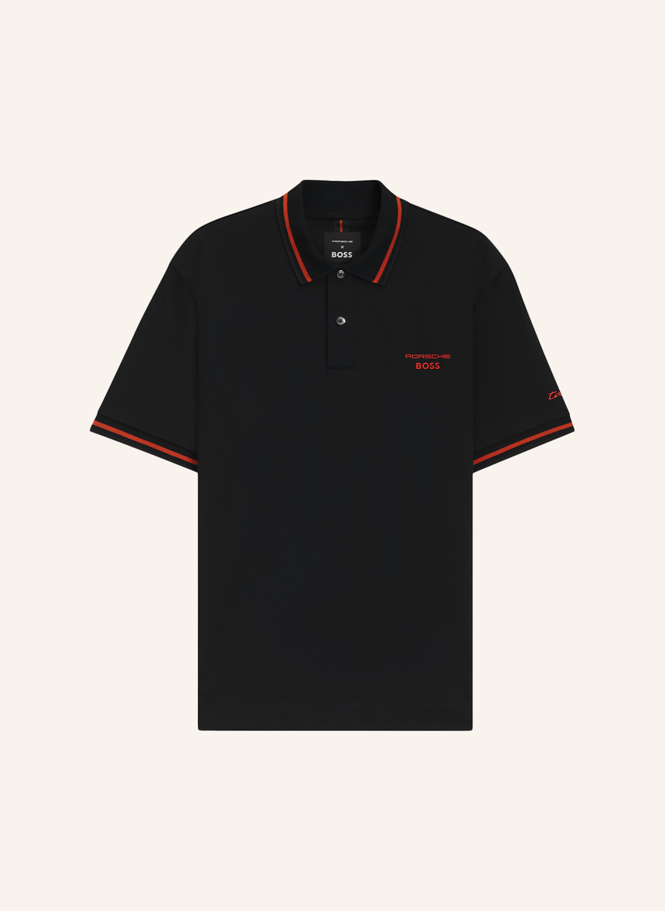 BOSS Poloshirt C-PARRIS 197_PS Regular Fit: SCHWARZ