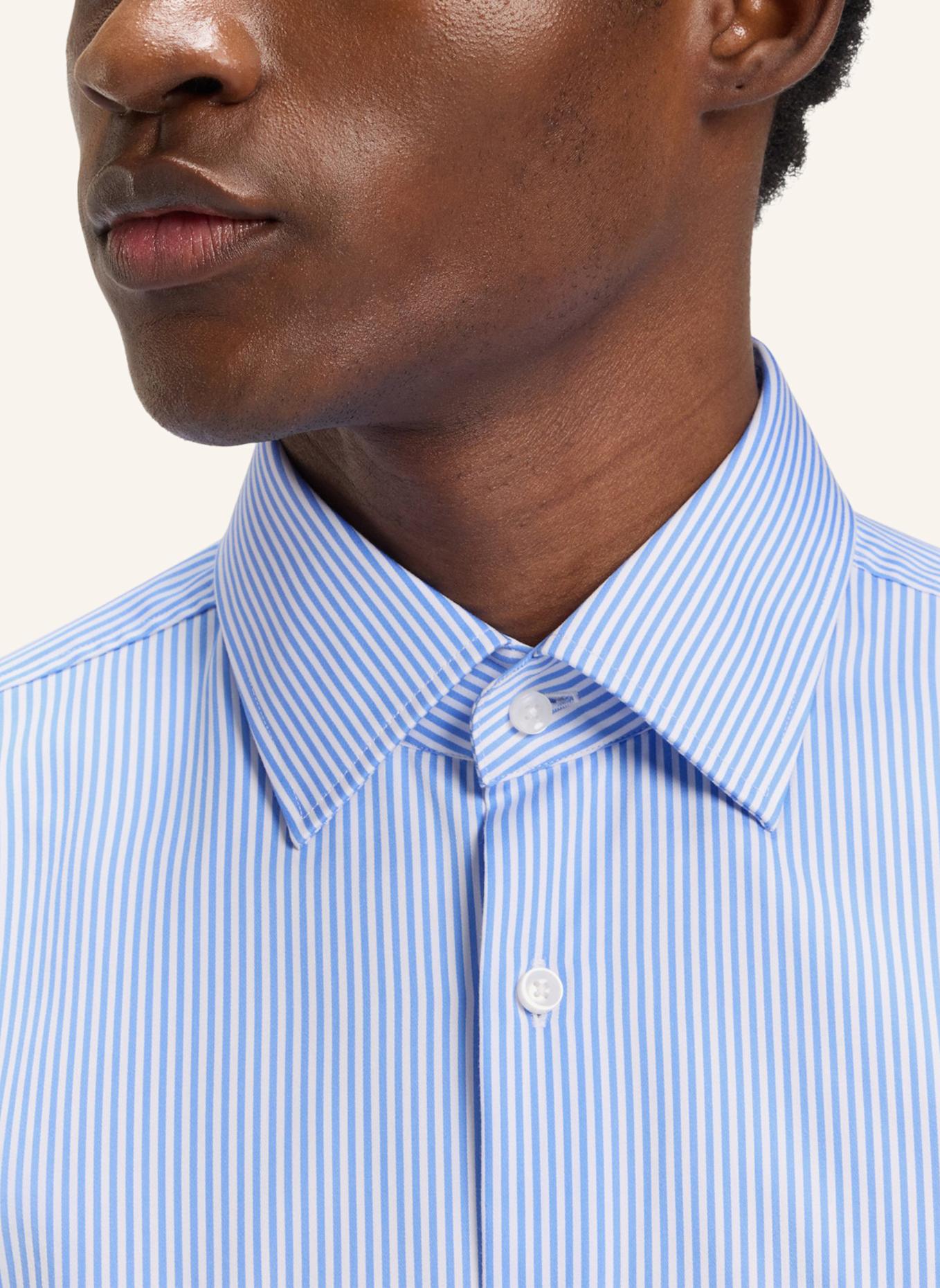 BOSS Business Hemd H-HANK-KENT-C1-214 Slim Fit: HELLBLAU