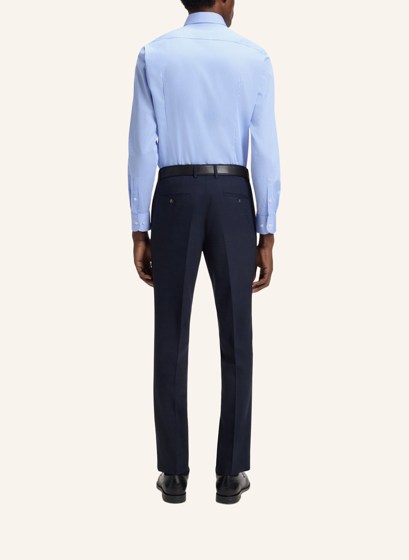 BOSS Business Hemd H-HANK-KENT-C1-214 Slim Fit: HELLBLAU