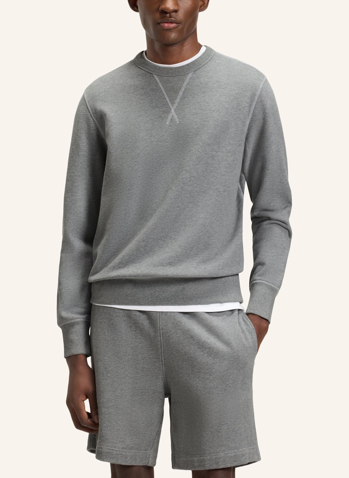 BOSS Sweatshirt SHARPE 7_DB Regular Fit: SILBER