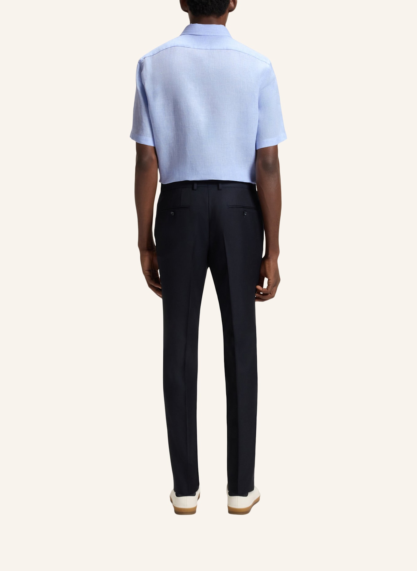 BOSS Business Hemd H-JACK-1PIE-1P-SH_DB Regular Fit: HELLBLAU