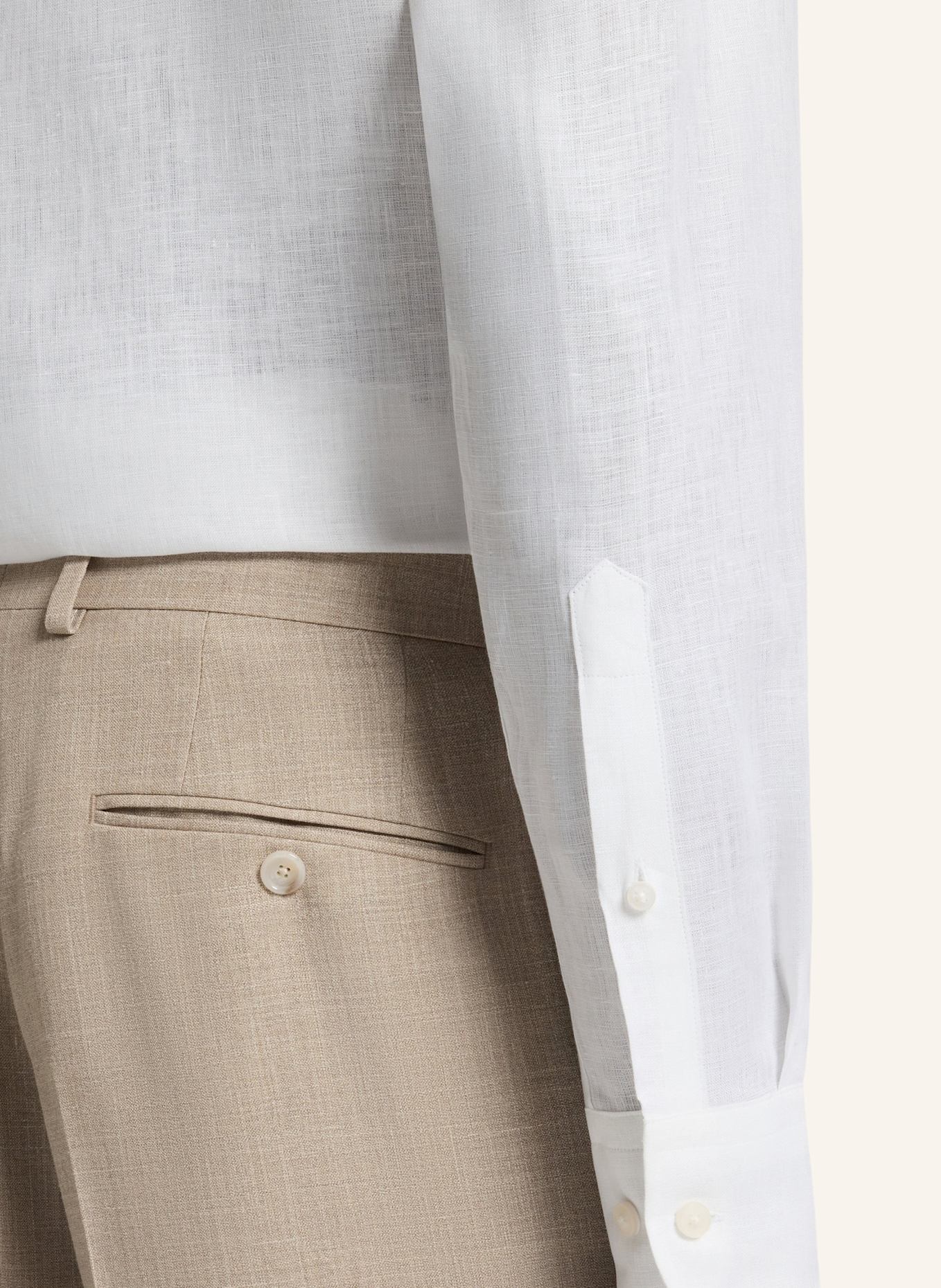 BOSS Business Hemd H-JACK-1PIECE_DB Regular Fit: WEISS