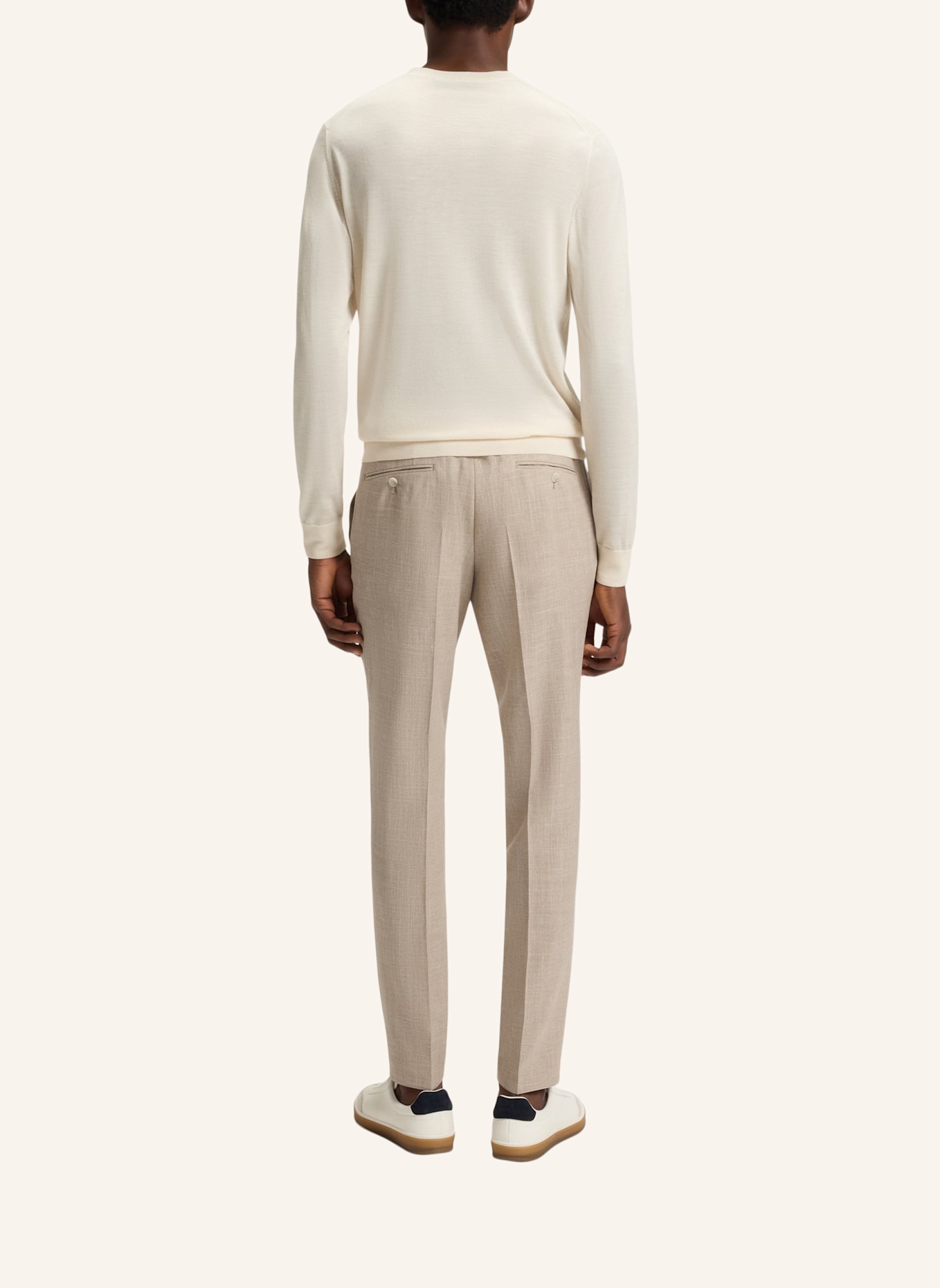 BOSS Pullover JASPERO_DB Regular Fit: BEIGE