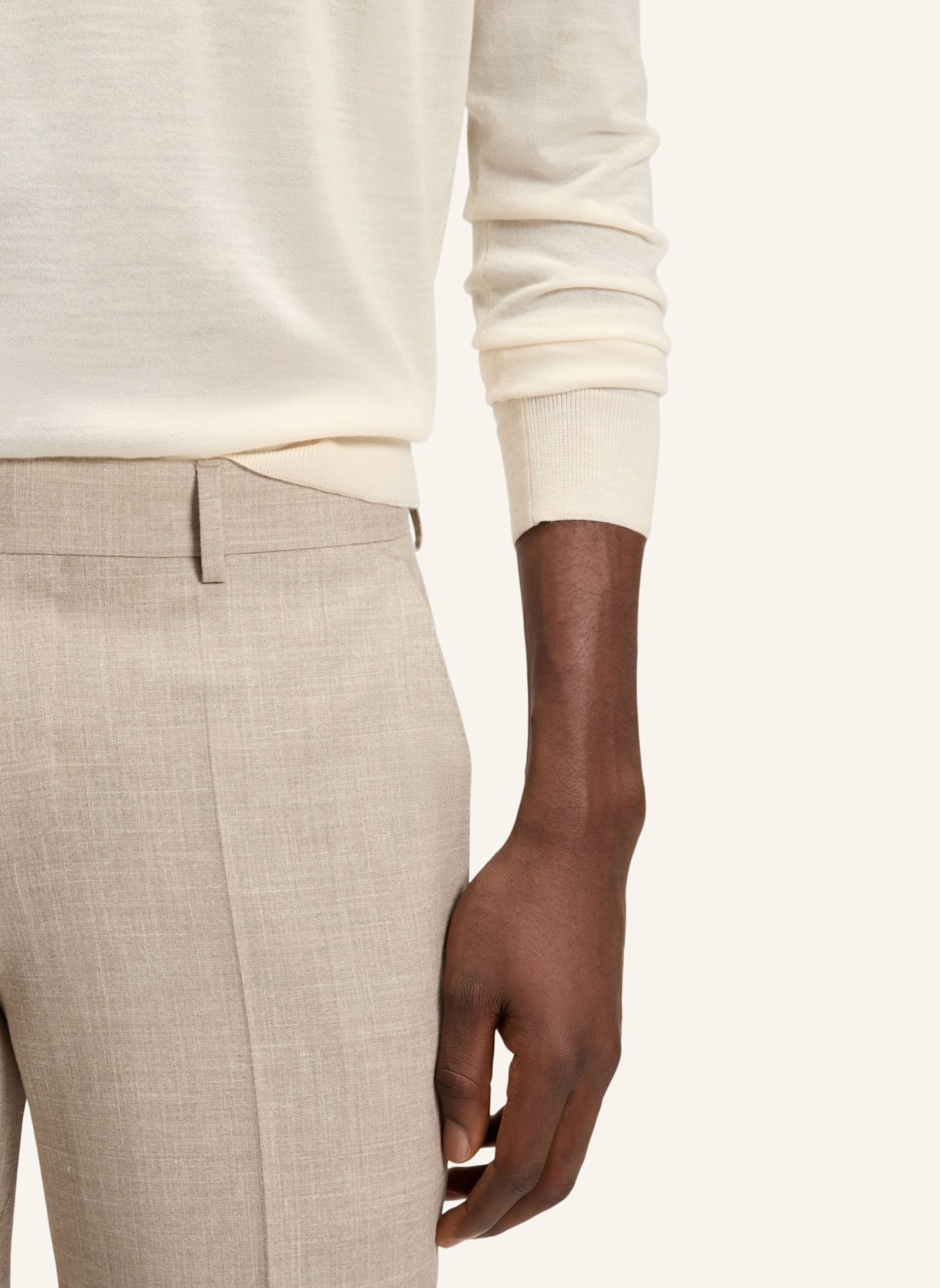 BOSS Pullover JASPERO_DB Regular Fit: BEIGE
