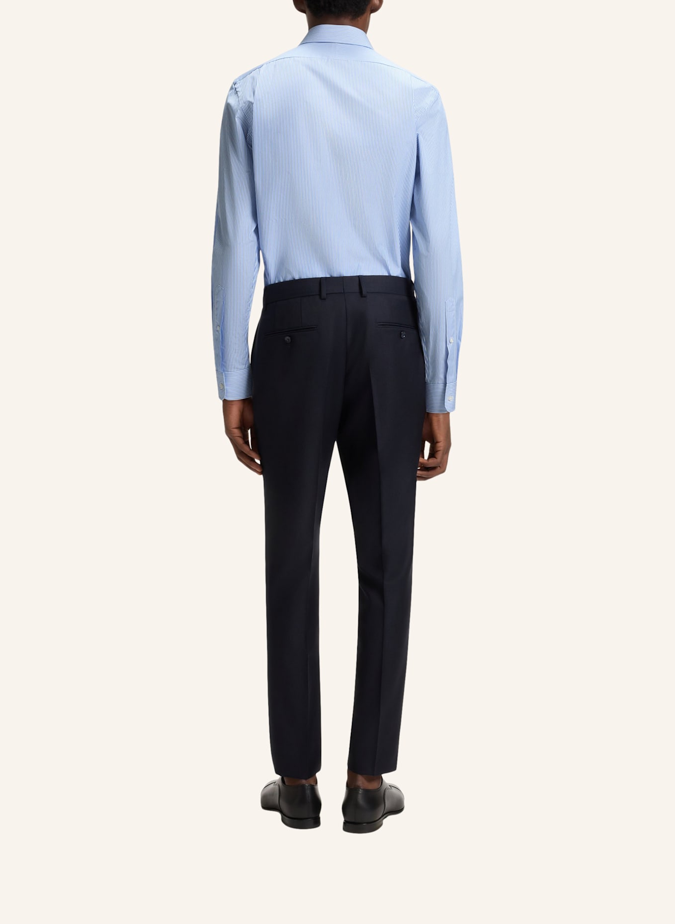 BOSS Business Hemd H-DAVID-SPREAD_DB Slim Fit: HELLBLAU