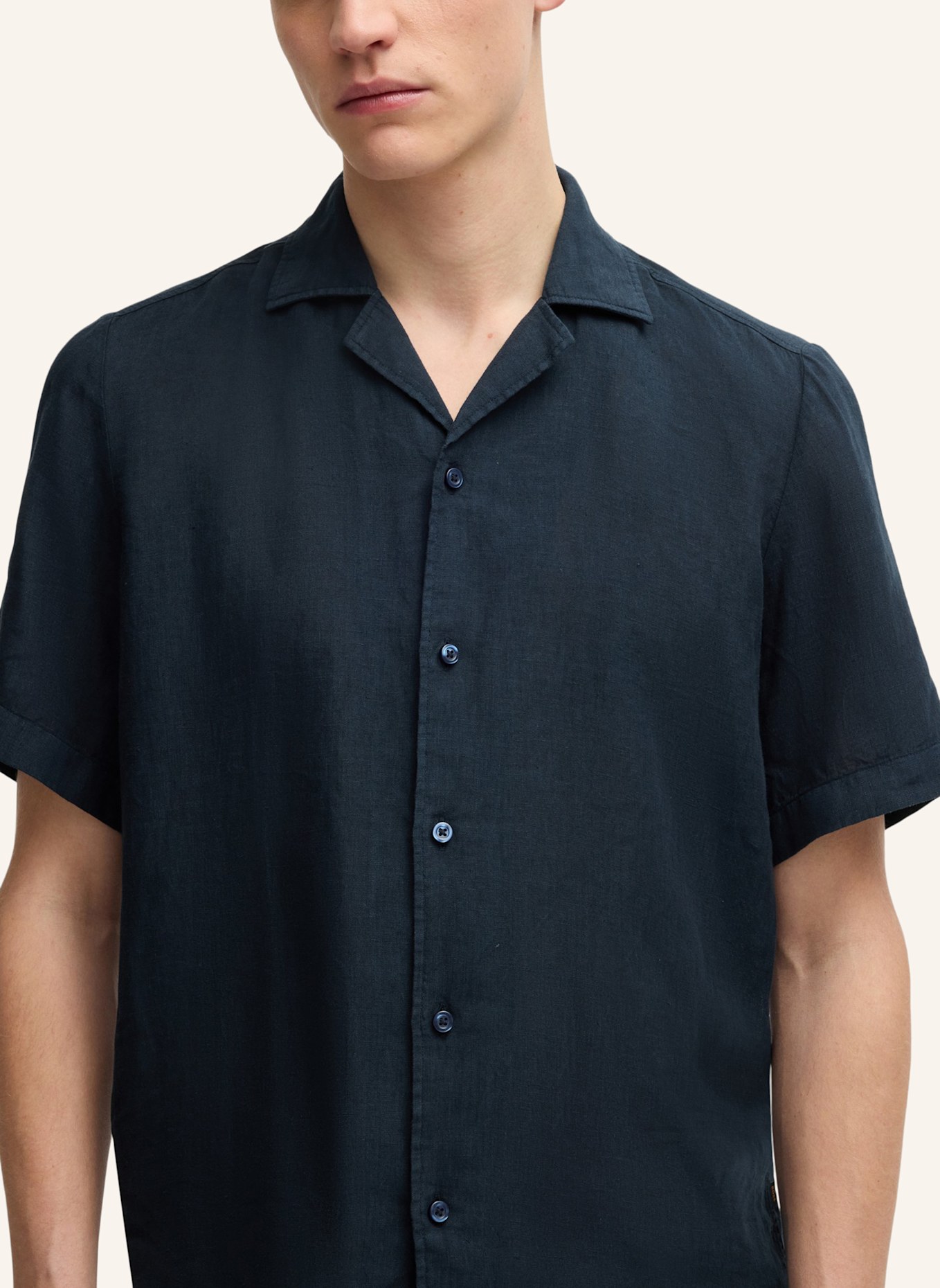 BOSS Casual Hemd RAYER_M Regular Fit: DUNKELBLAU