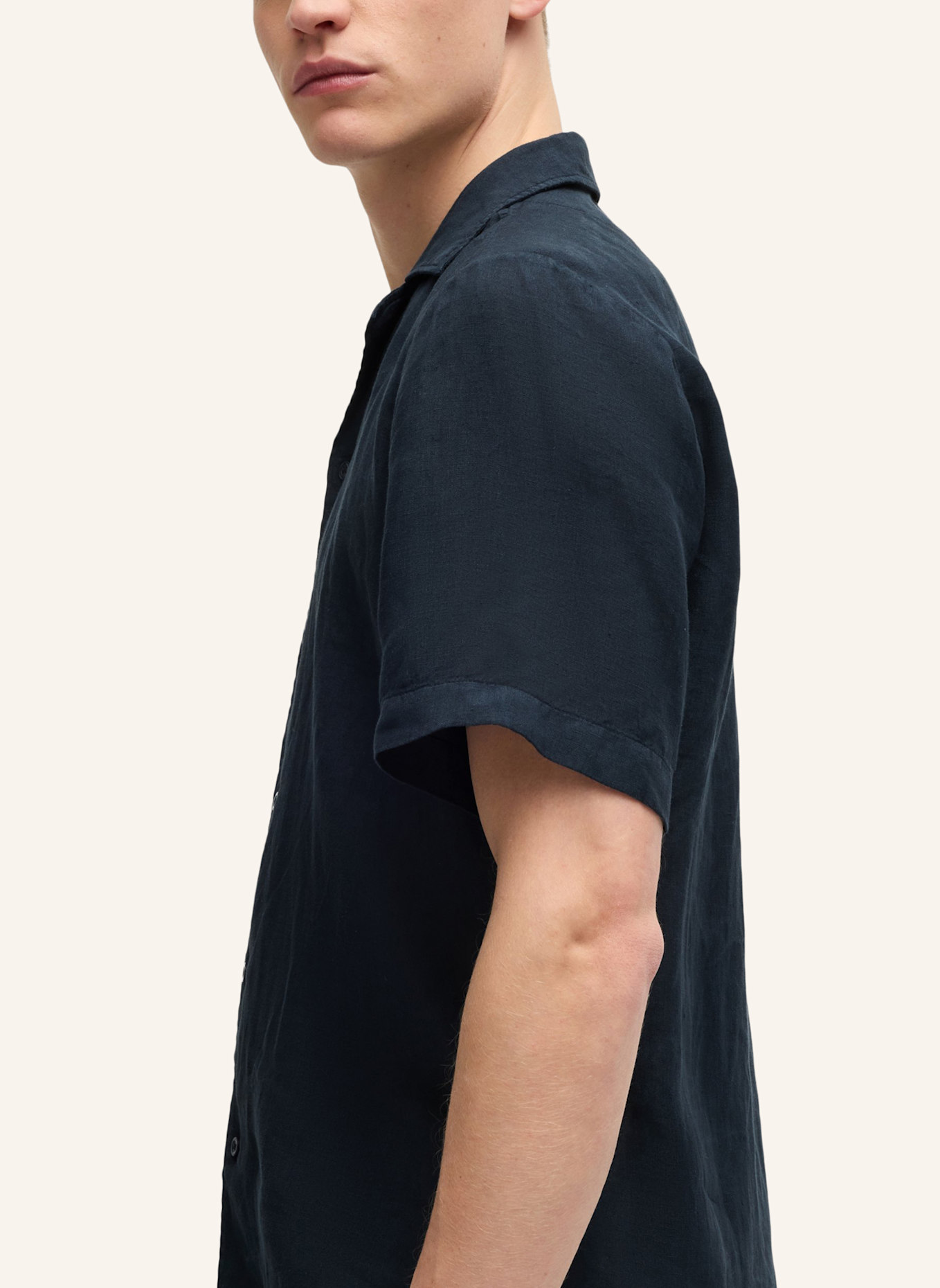 BOSS Casual Hemd RAYER_M Regular Fit: DUNKELBLAU