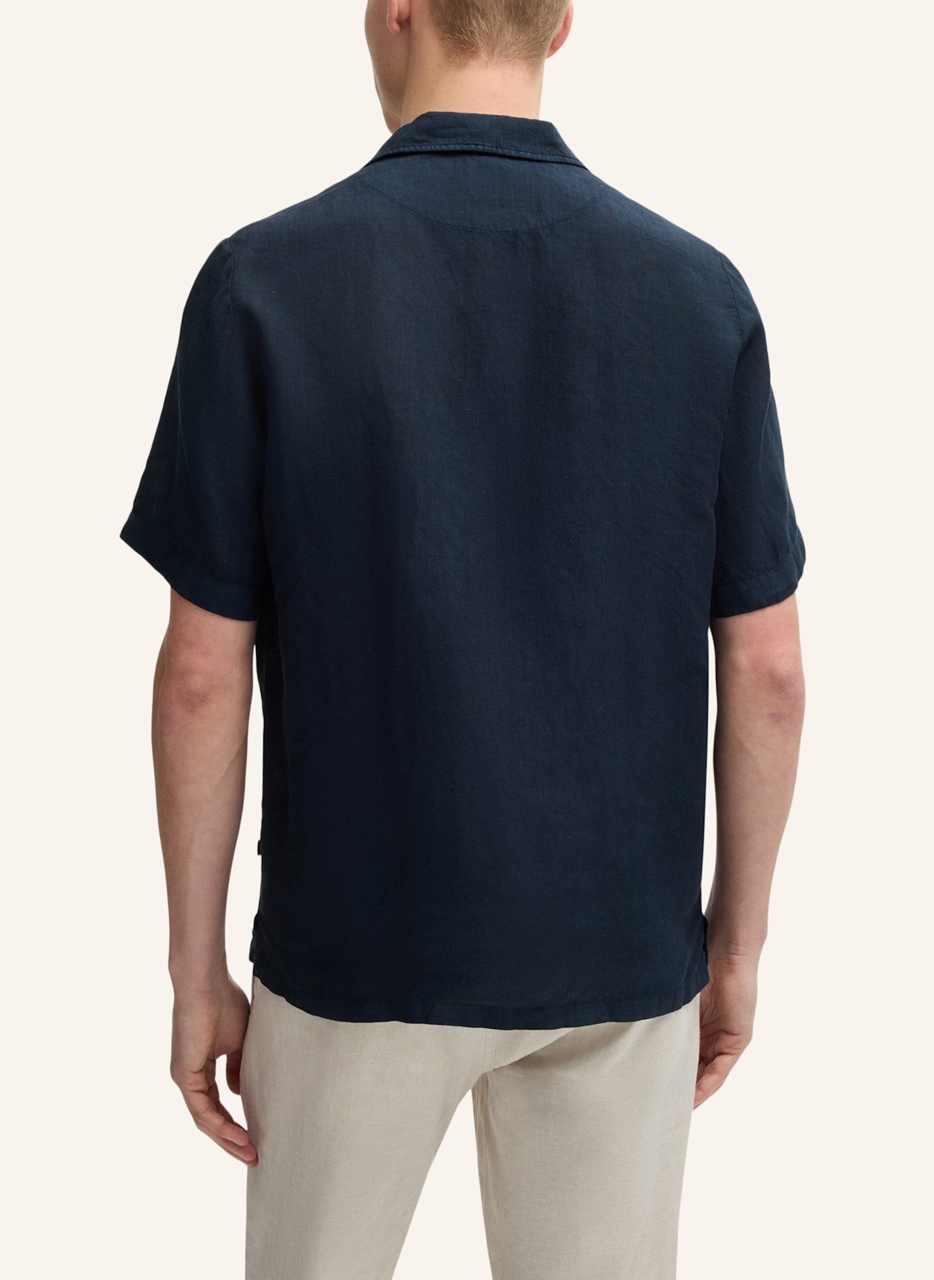 BOSS Casual Hemd RAYER_M Regular Fit: DUNKELBLAU