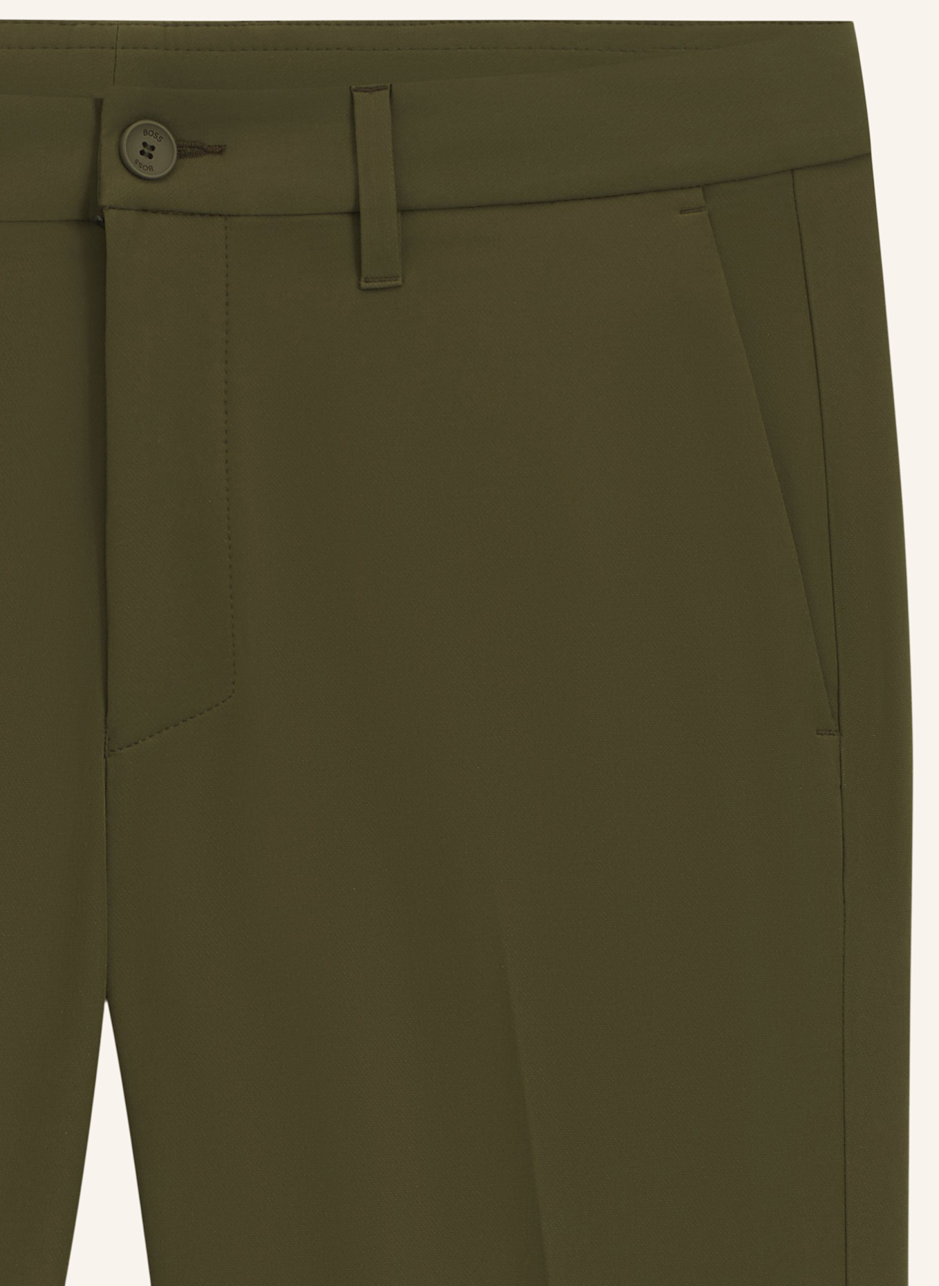 BOSS Chino COMMUTER Slim Fit: DUNKELGRÜN