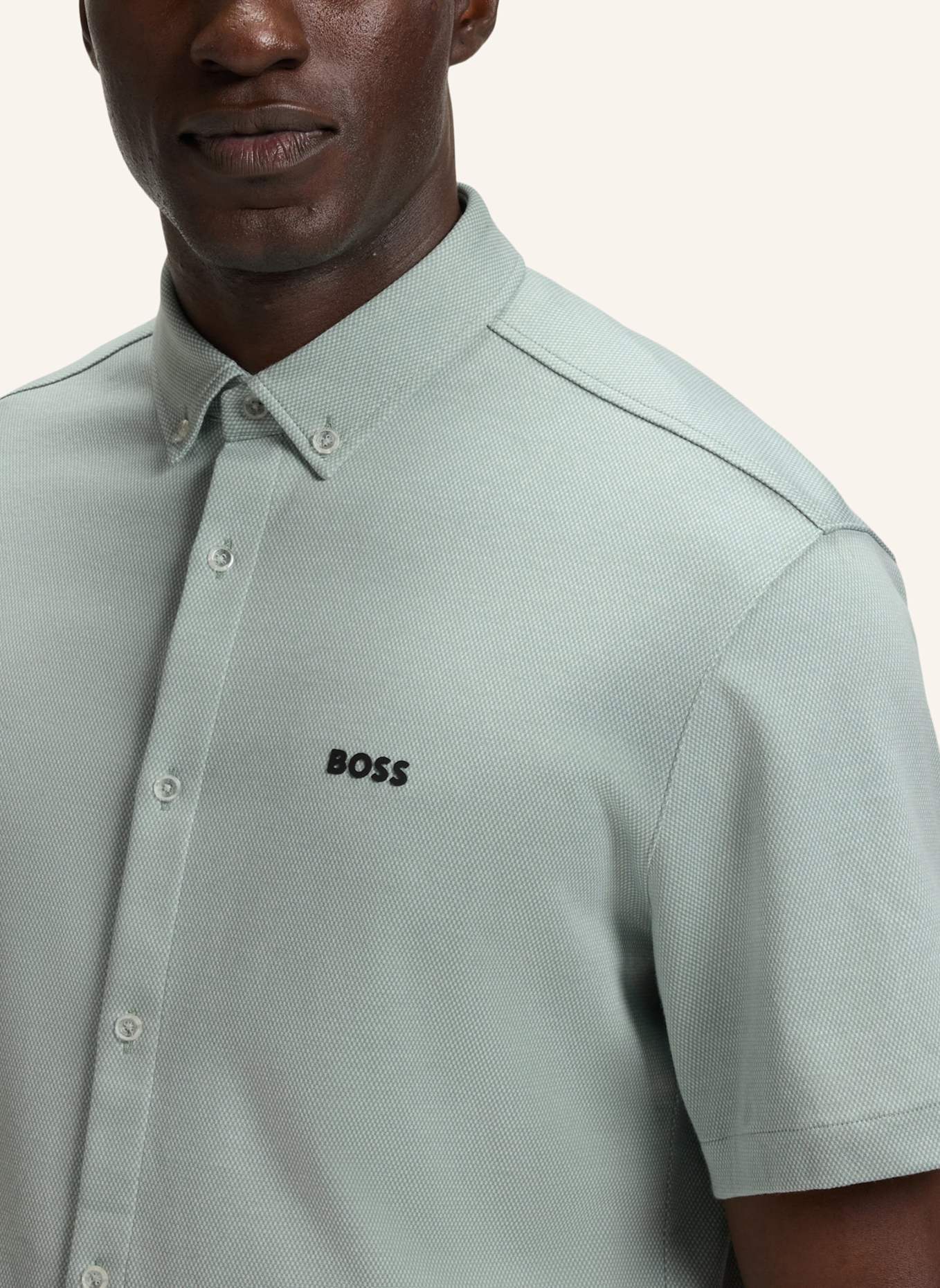 BOSS Casual Hemd B_MOTION_S Regular Fit: GRÜN