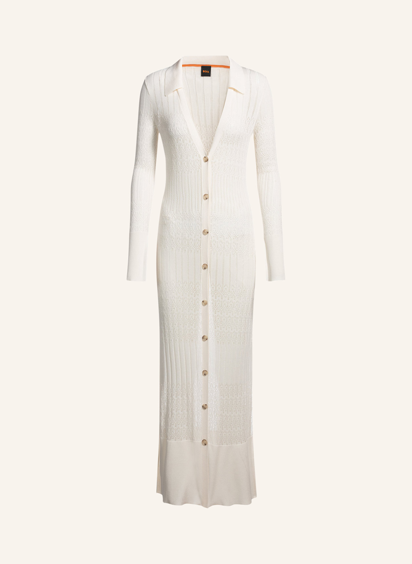 BOSS Strickjacke C_FLOONEY: WEISS