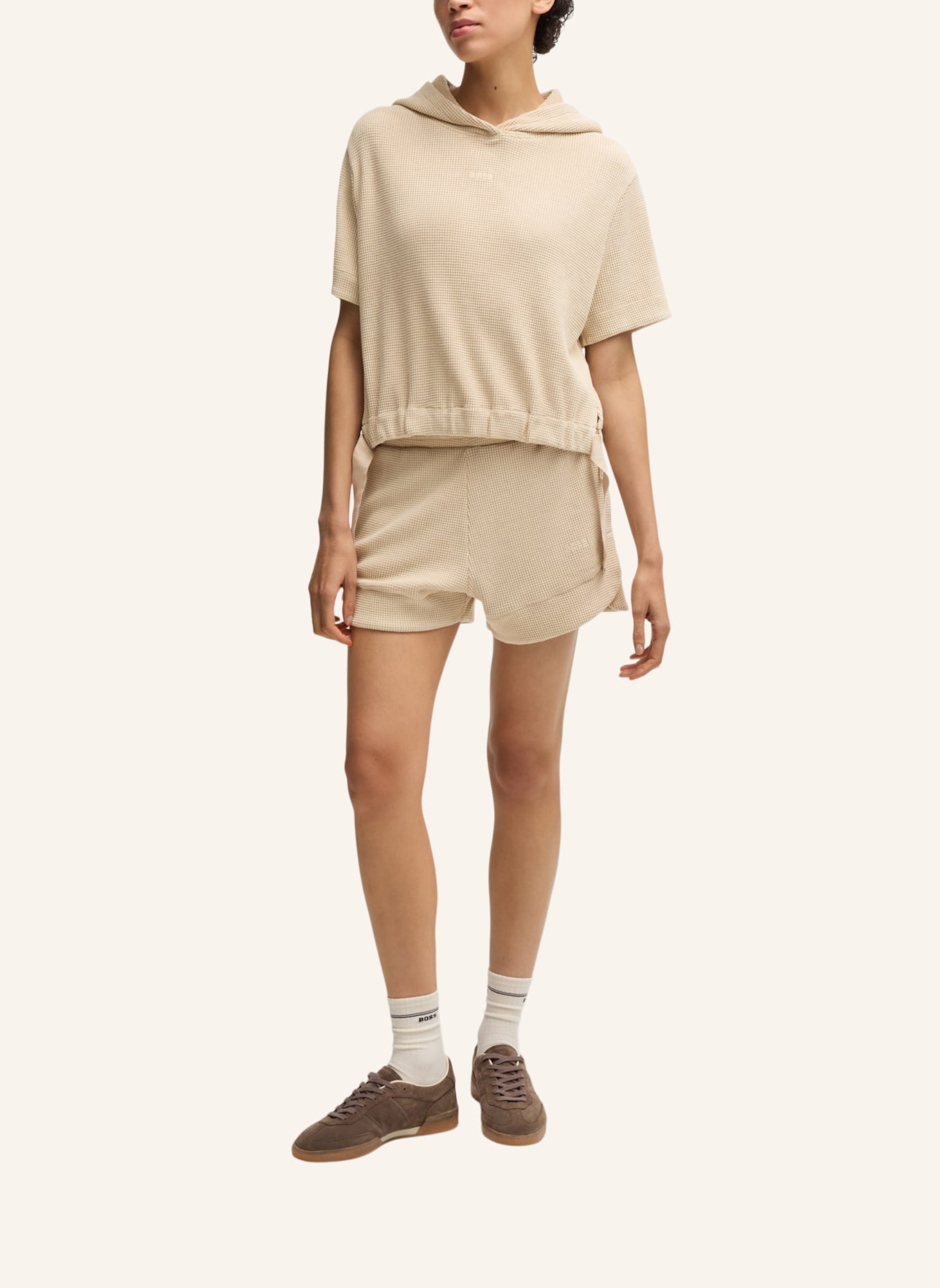 BOSS Casual Hose C_EWAYS Regular Fit: BEIGE