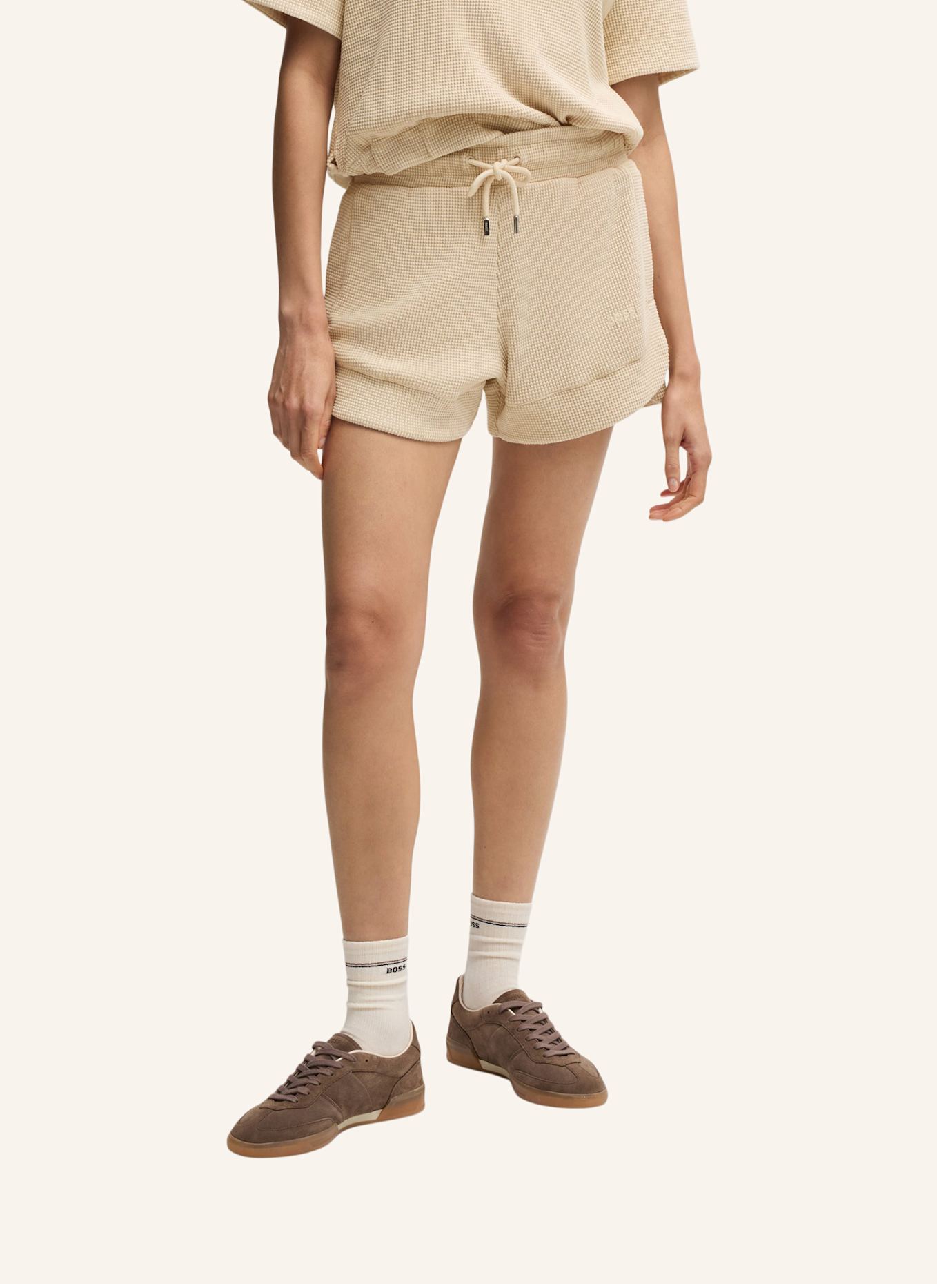 BOSS Casual Hose C_EWAYS Regular Fit: BEIGE