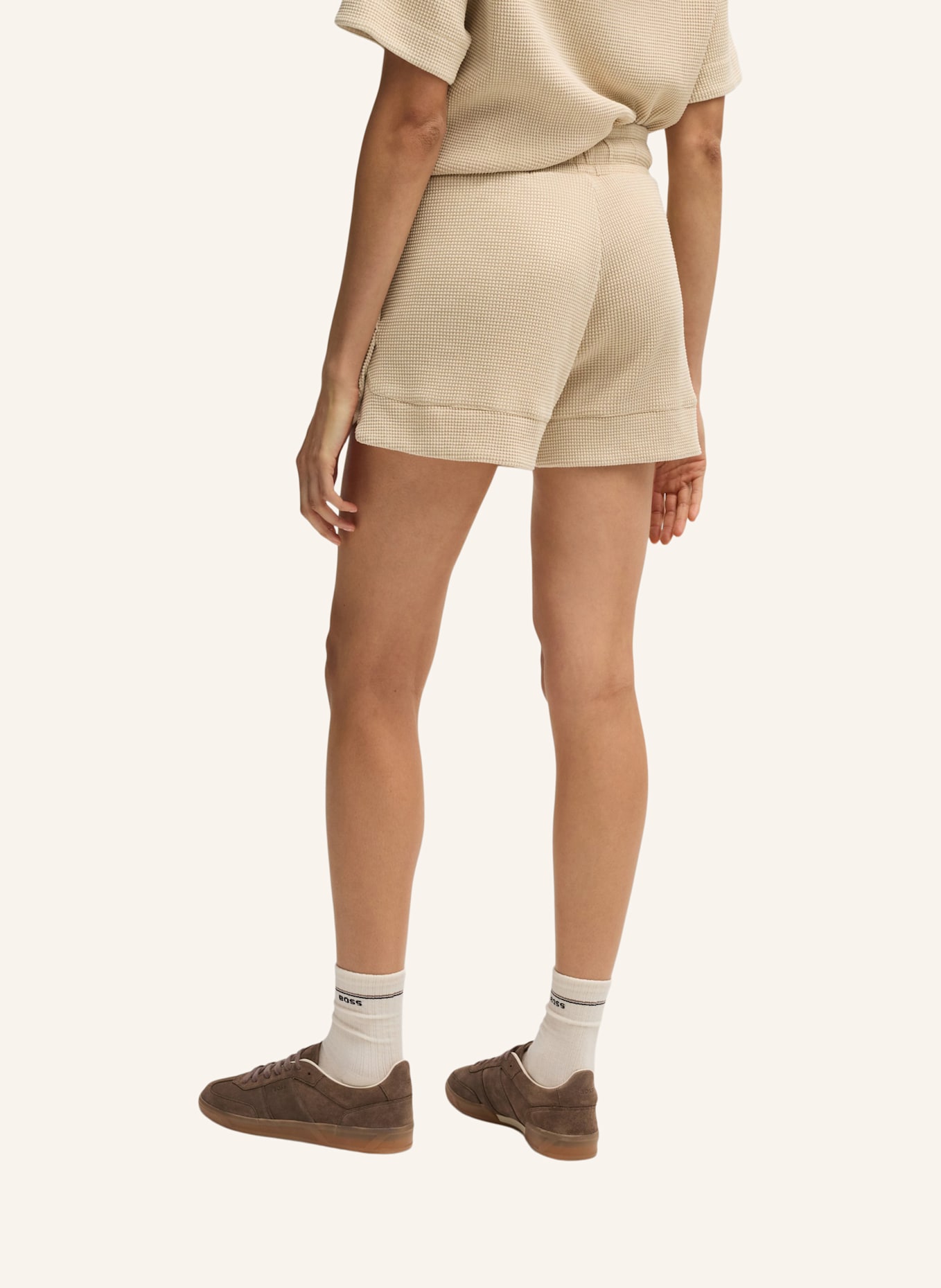 BOSS Casual Hose C_EWAYS Regular Fit: BEIGE