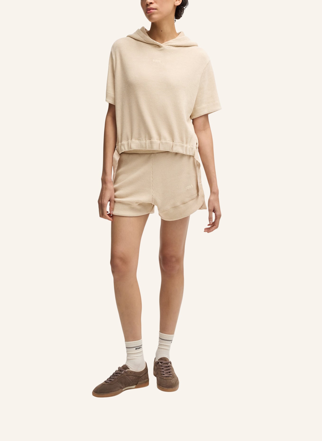 BOSS Sweatshirt C_EMIRO Regular Fit: BEIGE