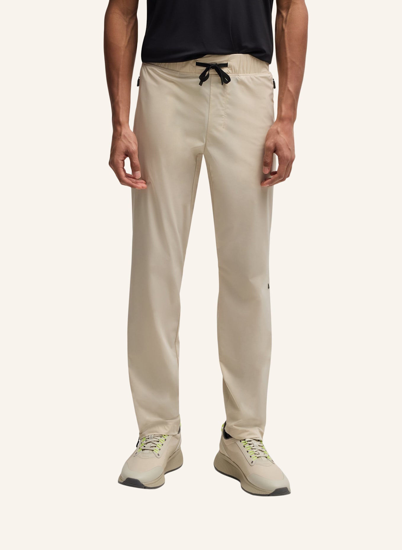 BOSS Casual Hose T_ACTIVE MOVE Regular Fit: BEIGE