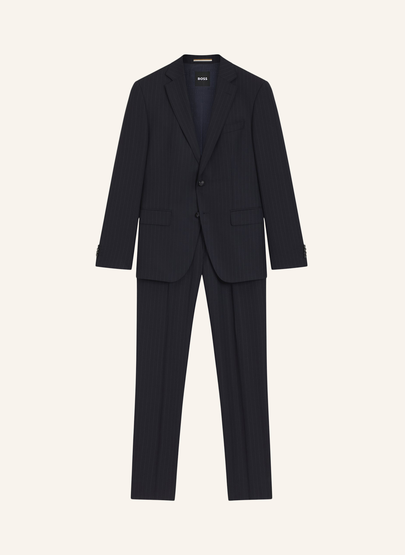 BOSS Business Anzug H-HUGE-2PCS-253 Slim Fit: DUNKELBLAU