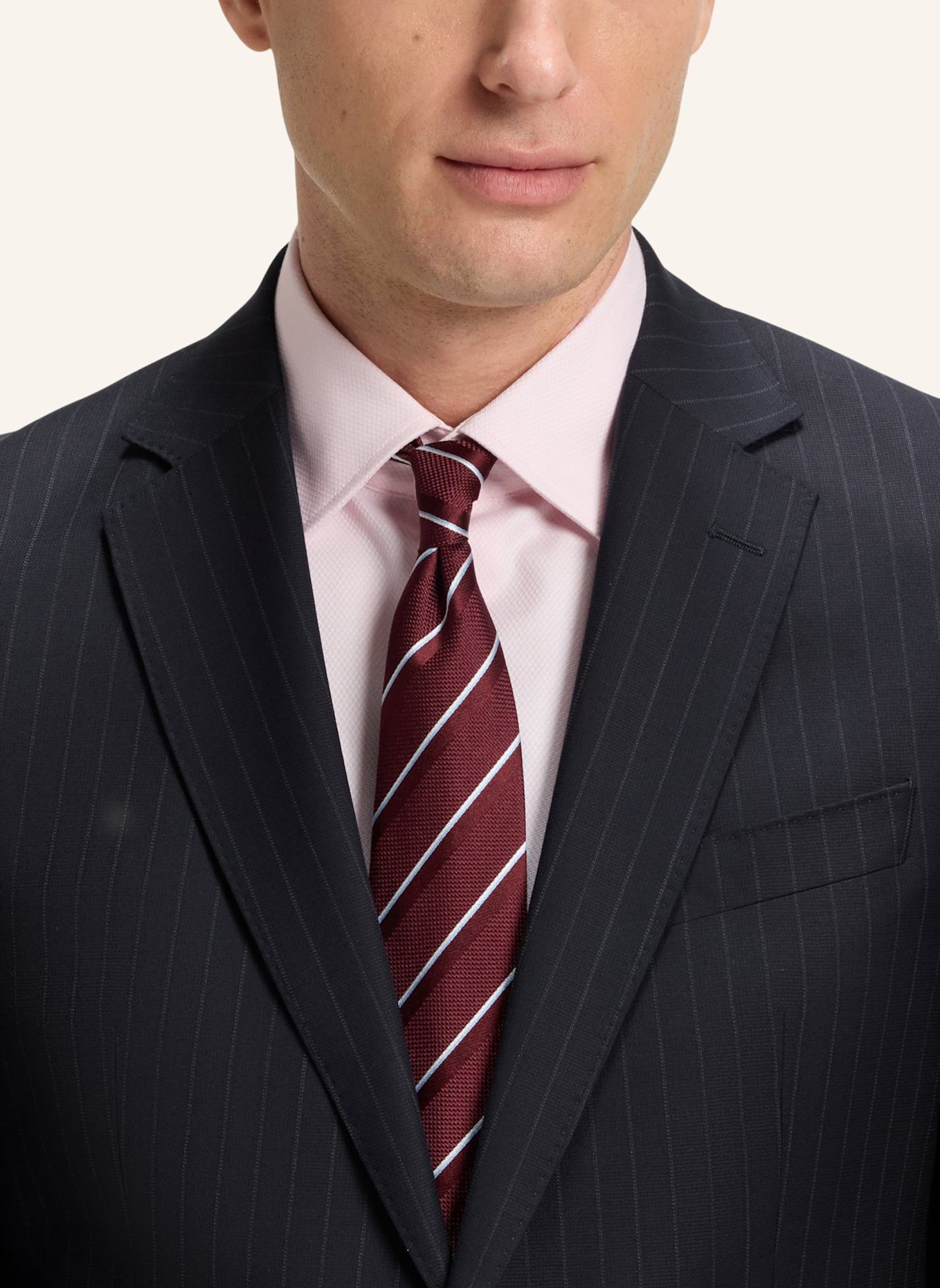BOSS Business Anzug H-HUGE-2PCS-253 Slim Fit: DUNKELBLAU