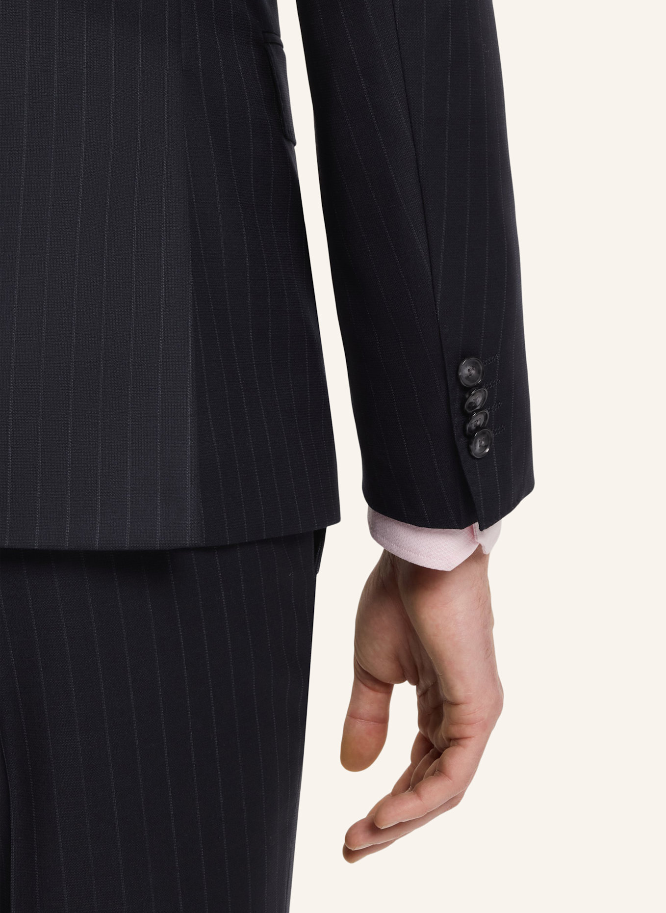 BOSS Business Anzug H-HUGE-2PCS-253 Slim Fit: DUNKELBLAU