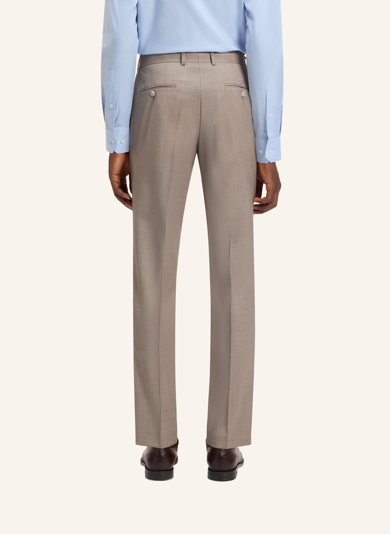 BOSS Business Anzug H-HUGE-2PCS-253 Slim Fit: BEIGE