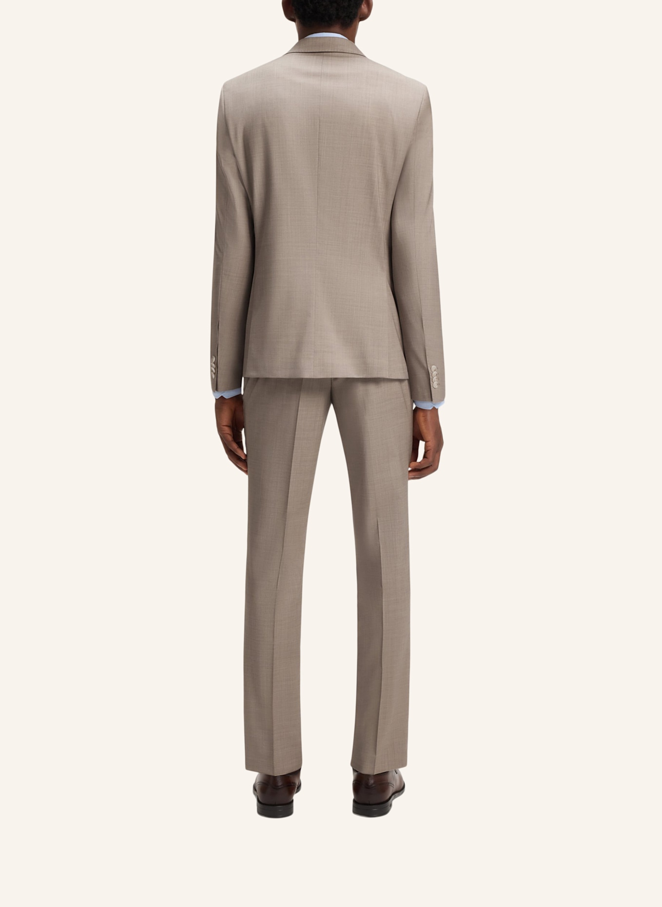 BOSS Business Anzug H-HUGE-2PCS-253 Slim Fit: BEIGE