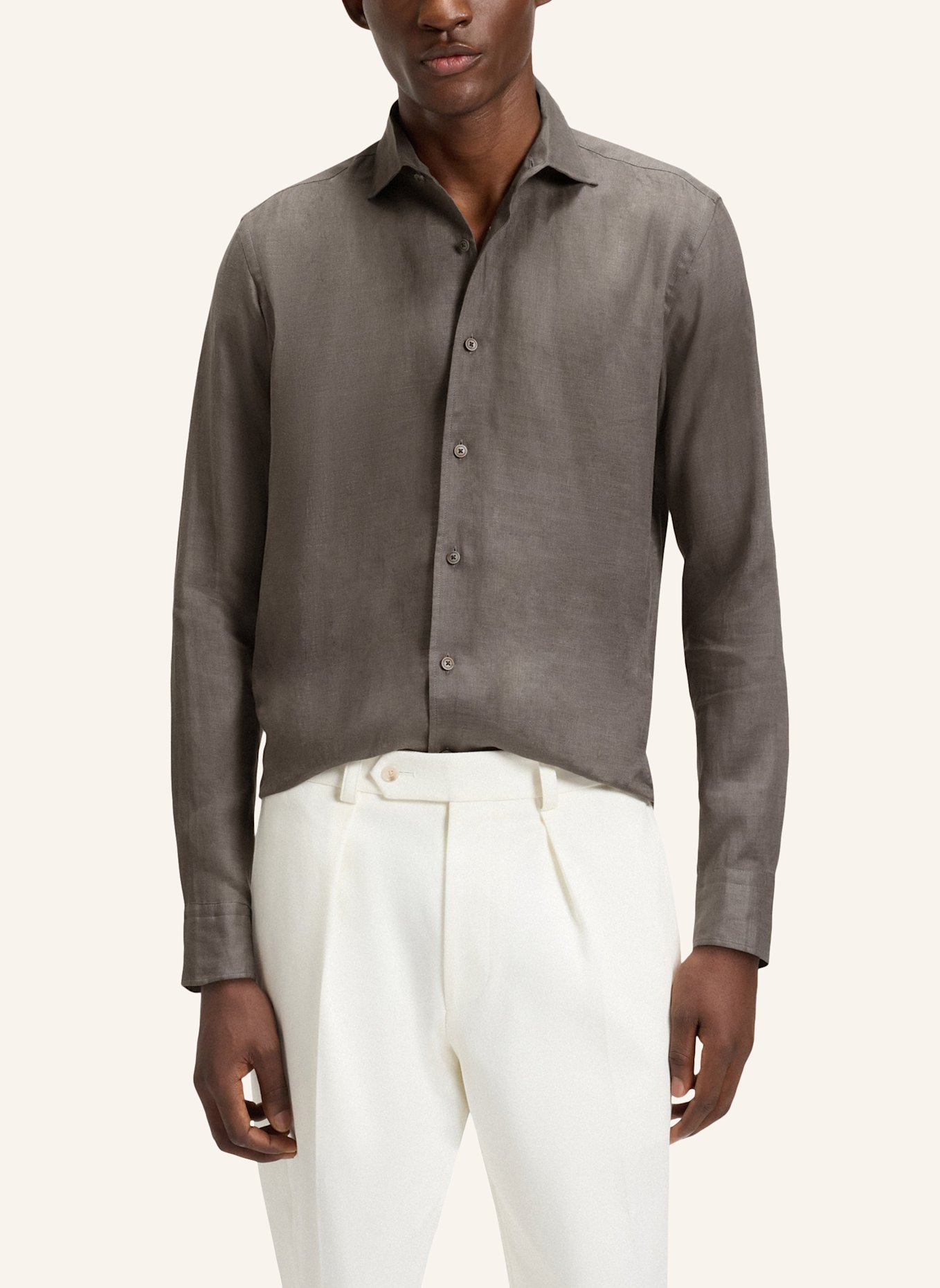 BOSS Business Hemd H-JACK-1PIECE_DB Regular Fit: GRÜN