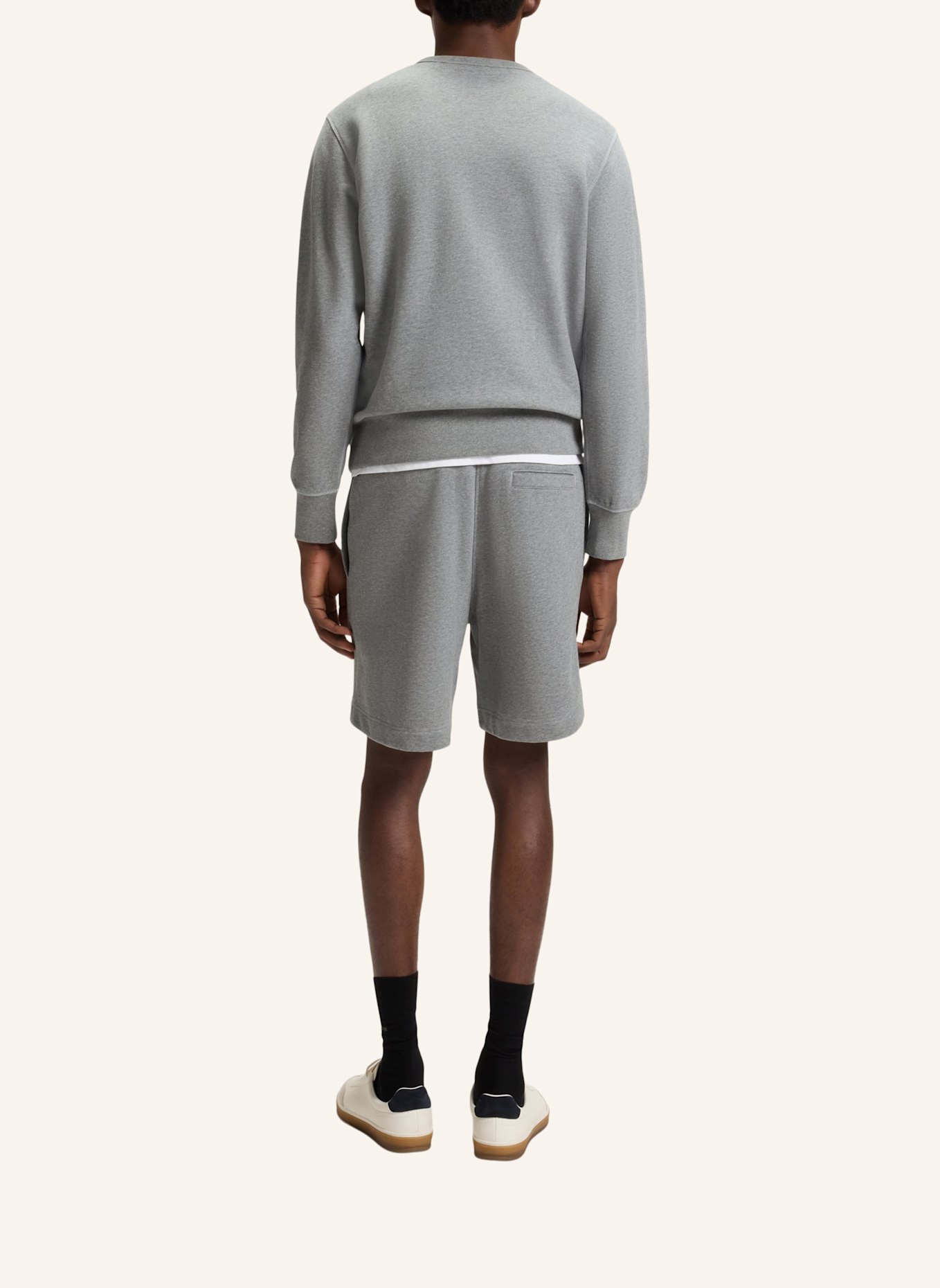 BOSS Sweatshirt SHARPE 7_DB Regular Fit: SILBER