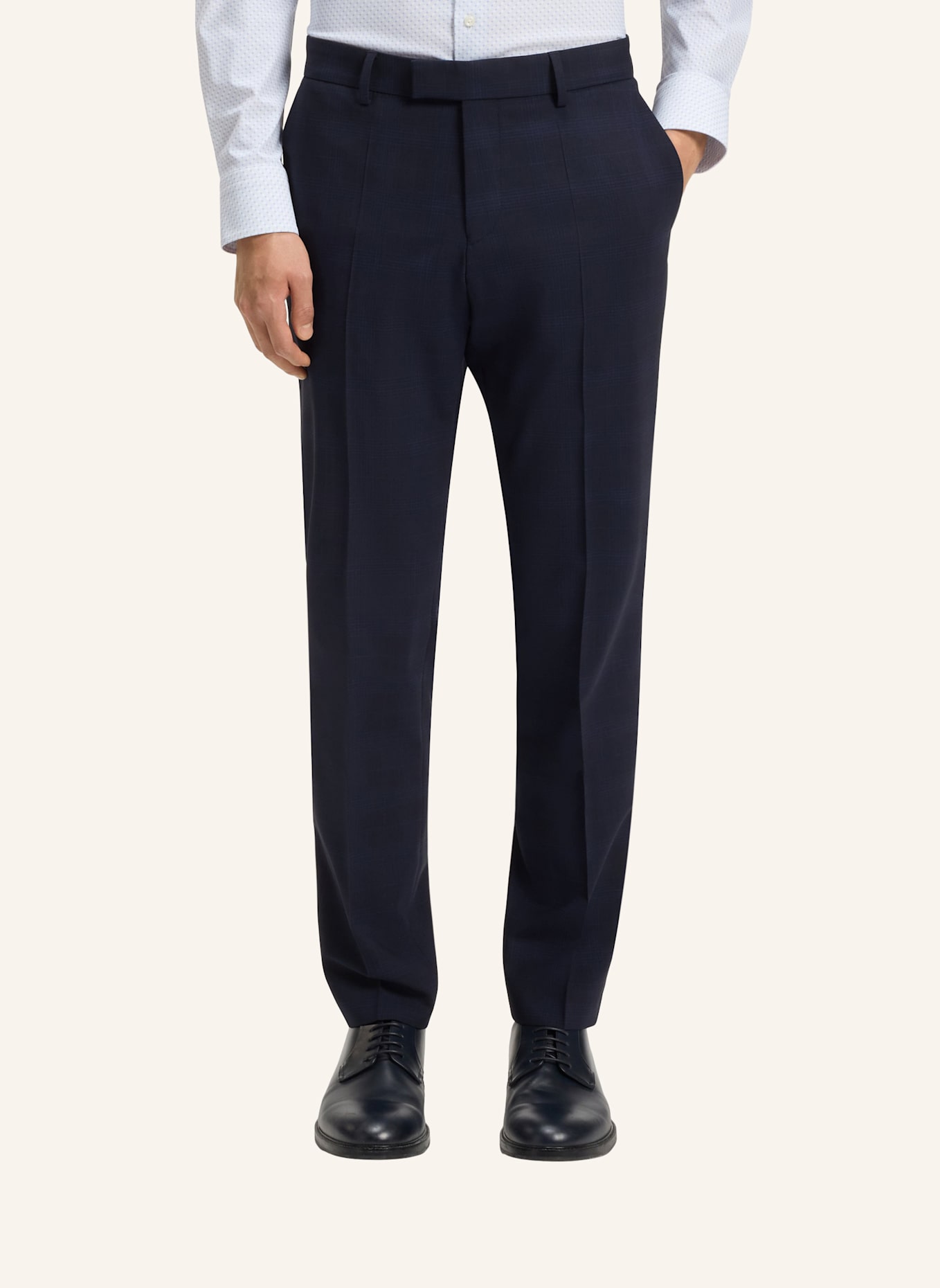 BOSS Business Anzug P-HUGE-2PCS-252 Slim Fit: DUNKELBLAU