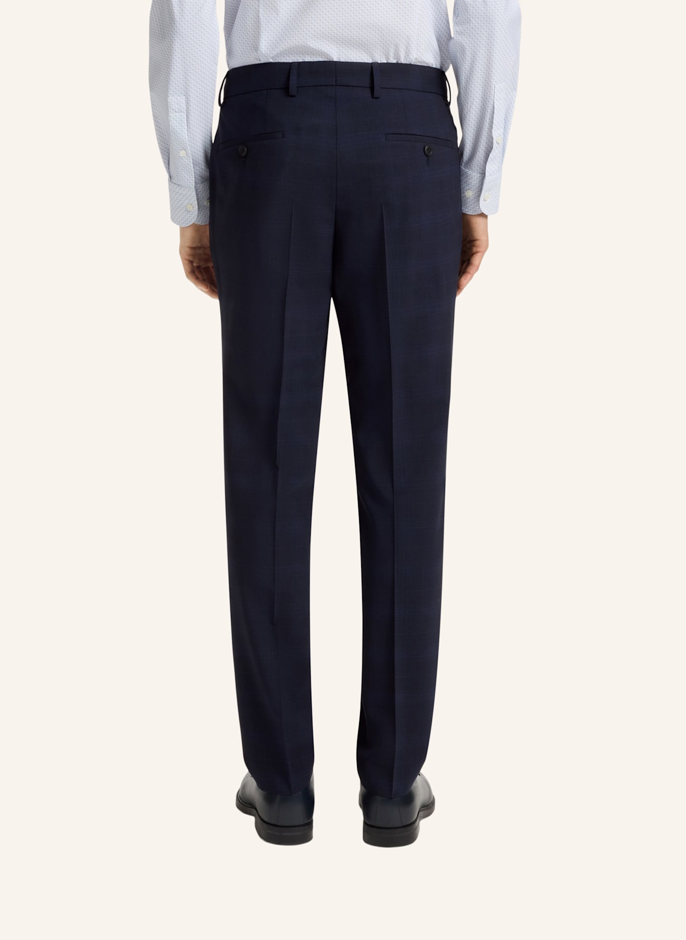 BOSS Business Anzug P-HUGE-2PCS-252 Slim Fit: DUNKELBLAU